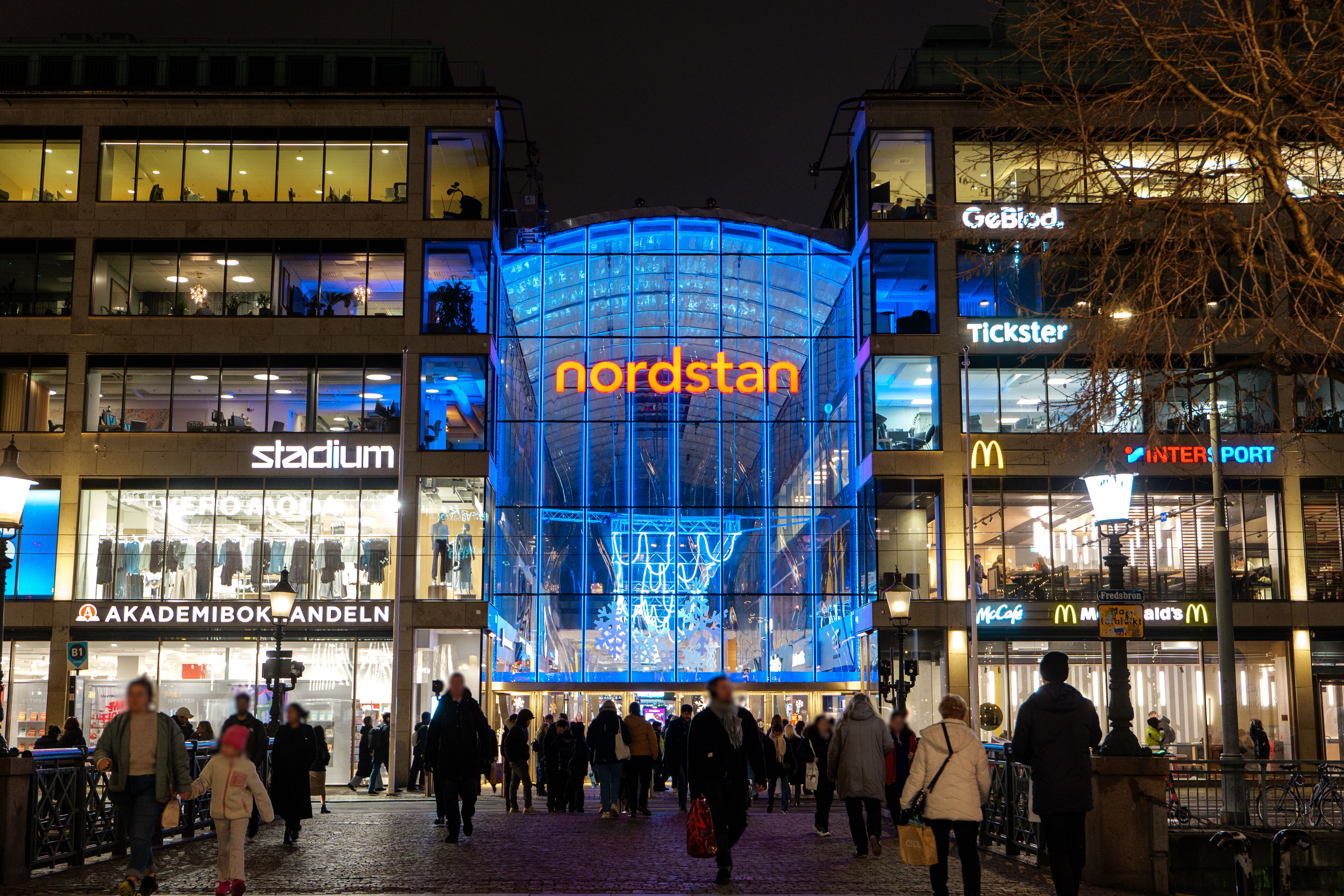 Nordstan entré vinter