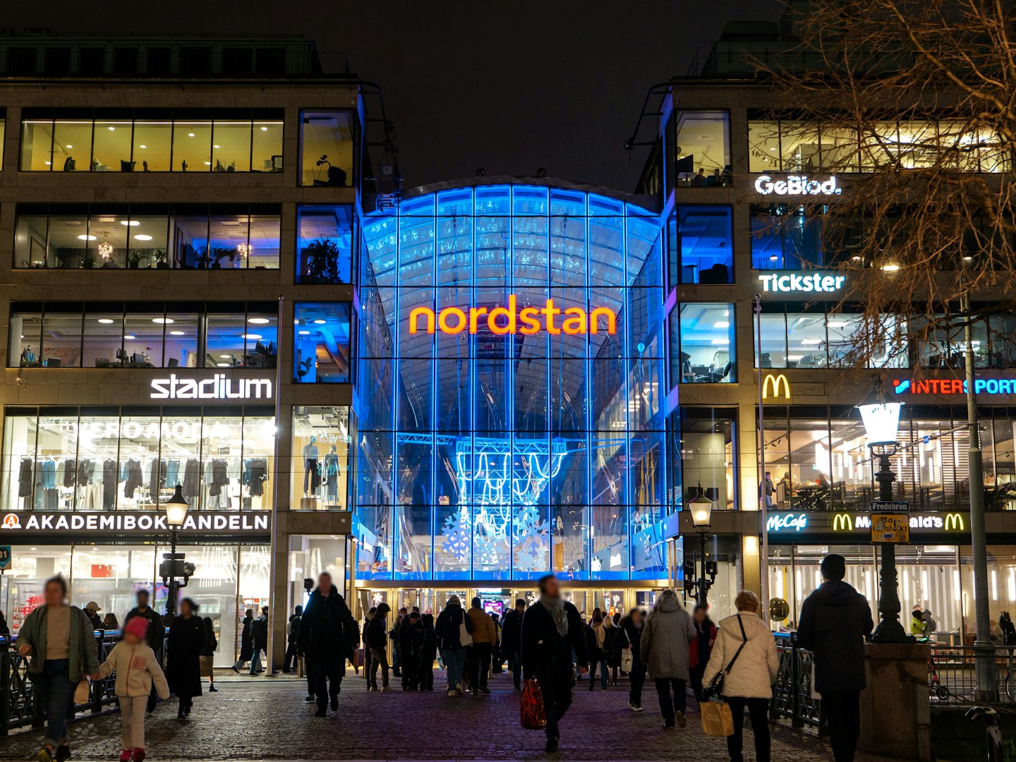 Nordstan entré vinter Nordstan entré vinter