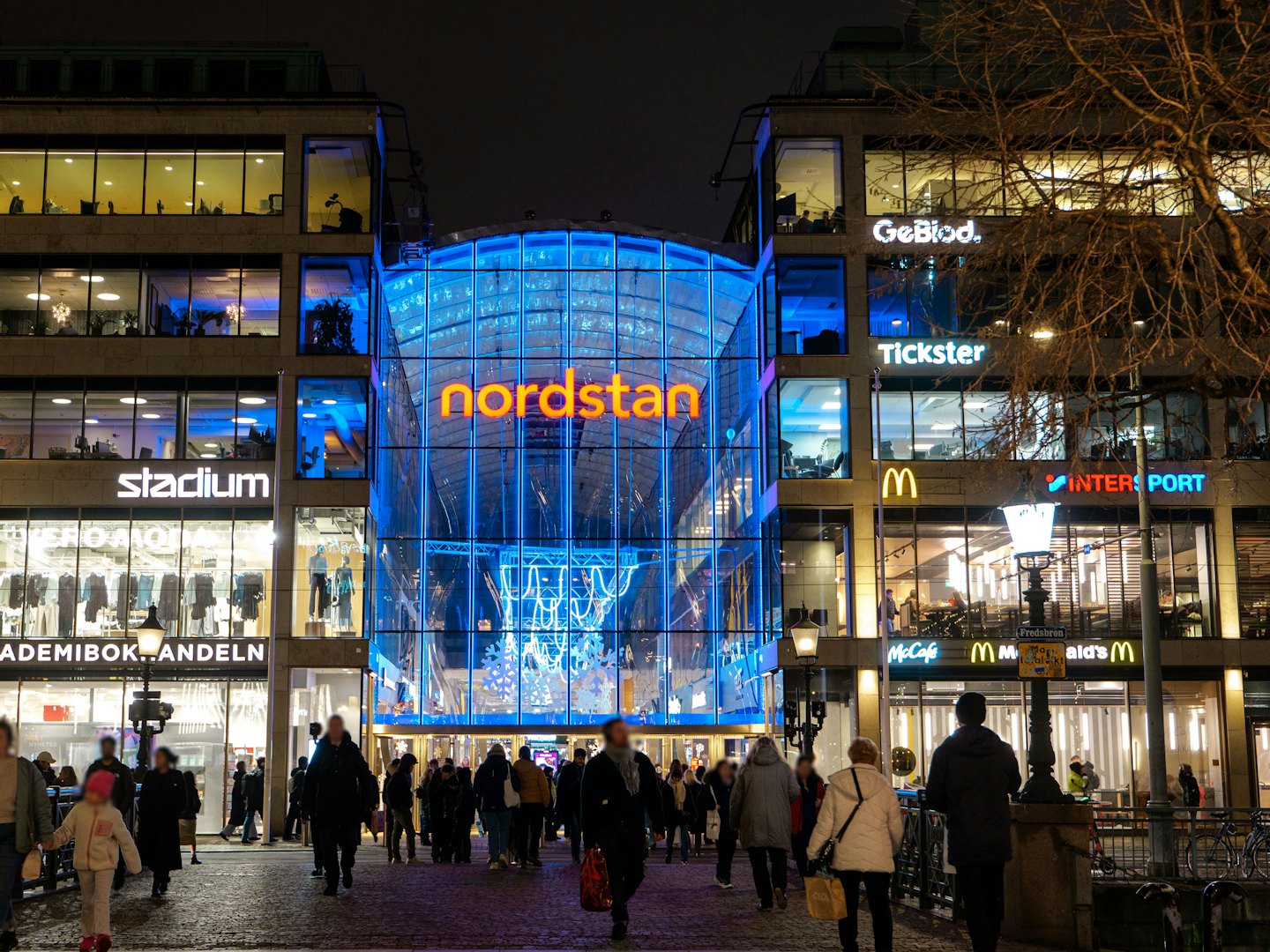 Nordstan entré vinter Nordstan entré vinter