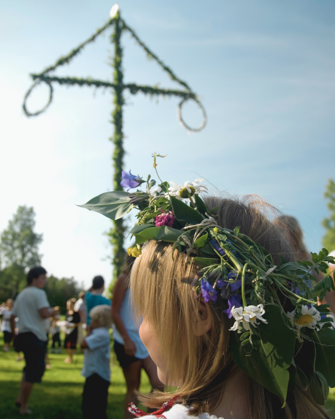 Midsommarfirande i Nordstan