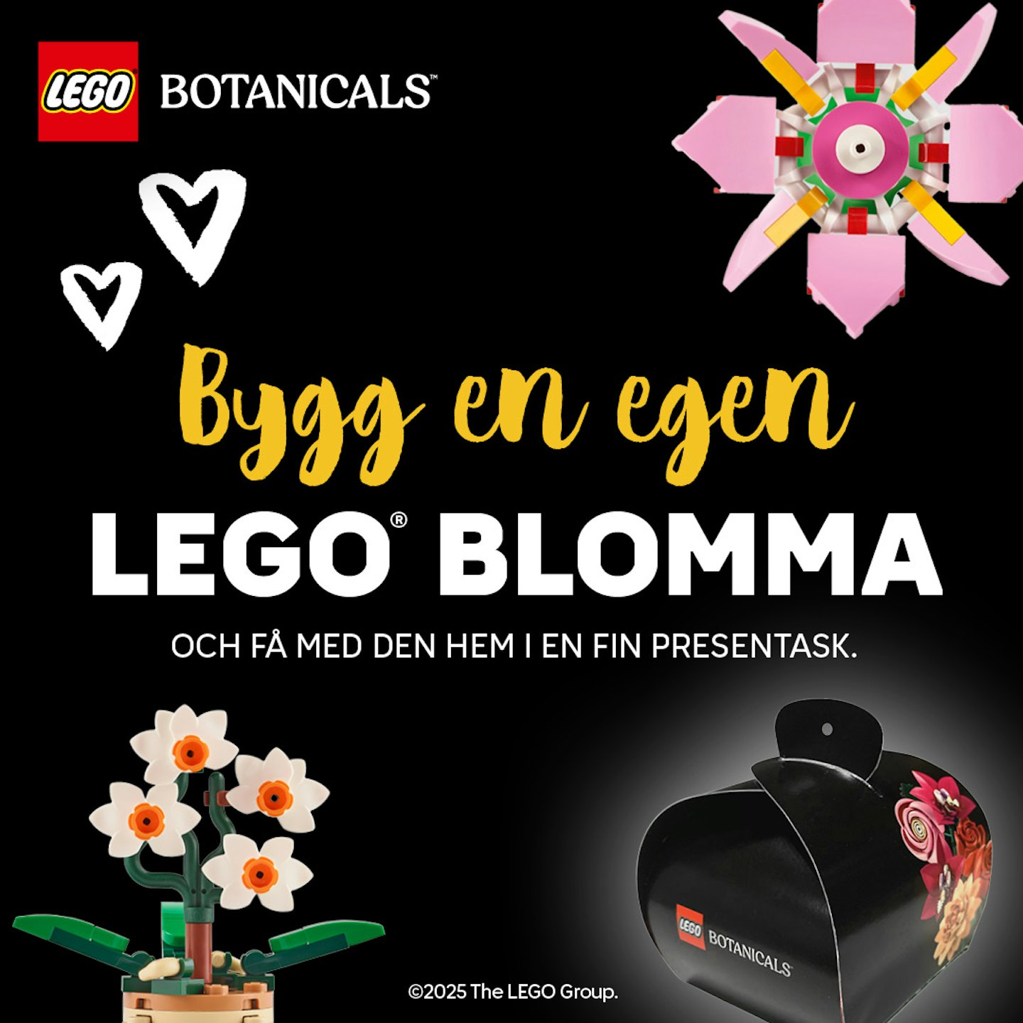 Bygg egen LEGO blomma