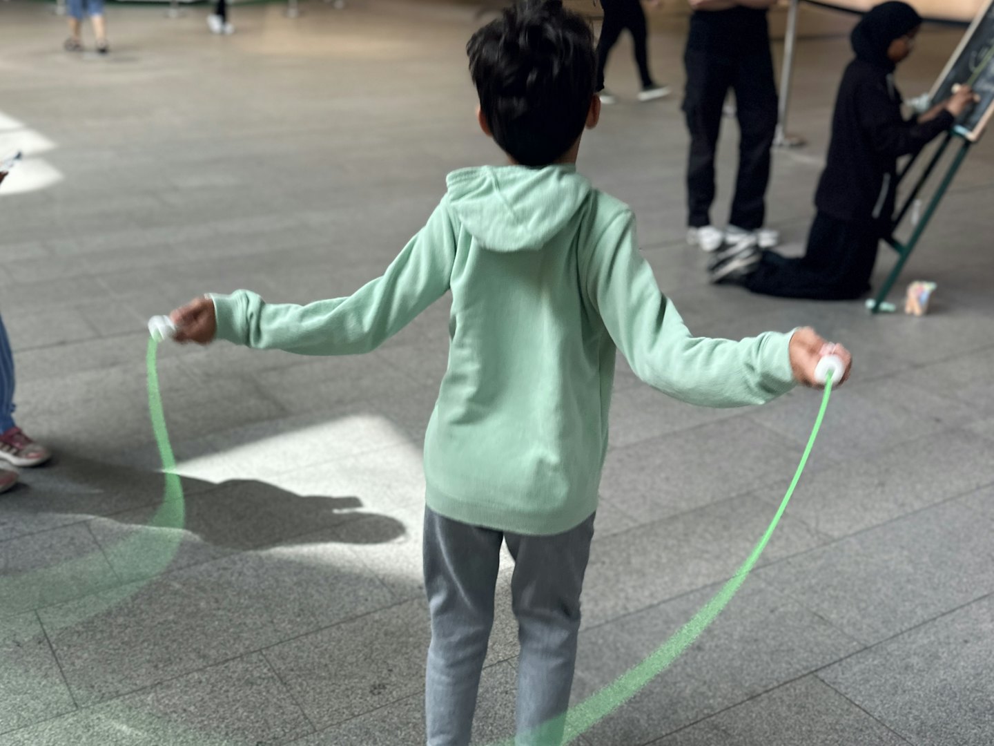 Hopprepstävling i Nordstan Hopprepstävling i Nordstan