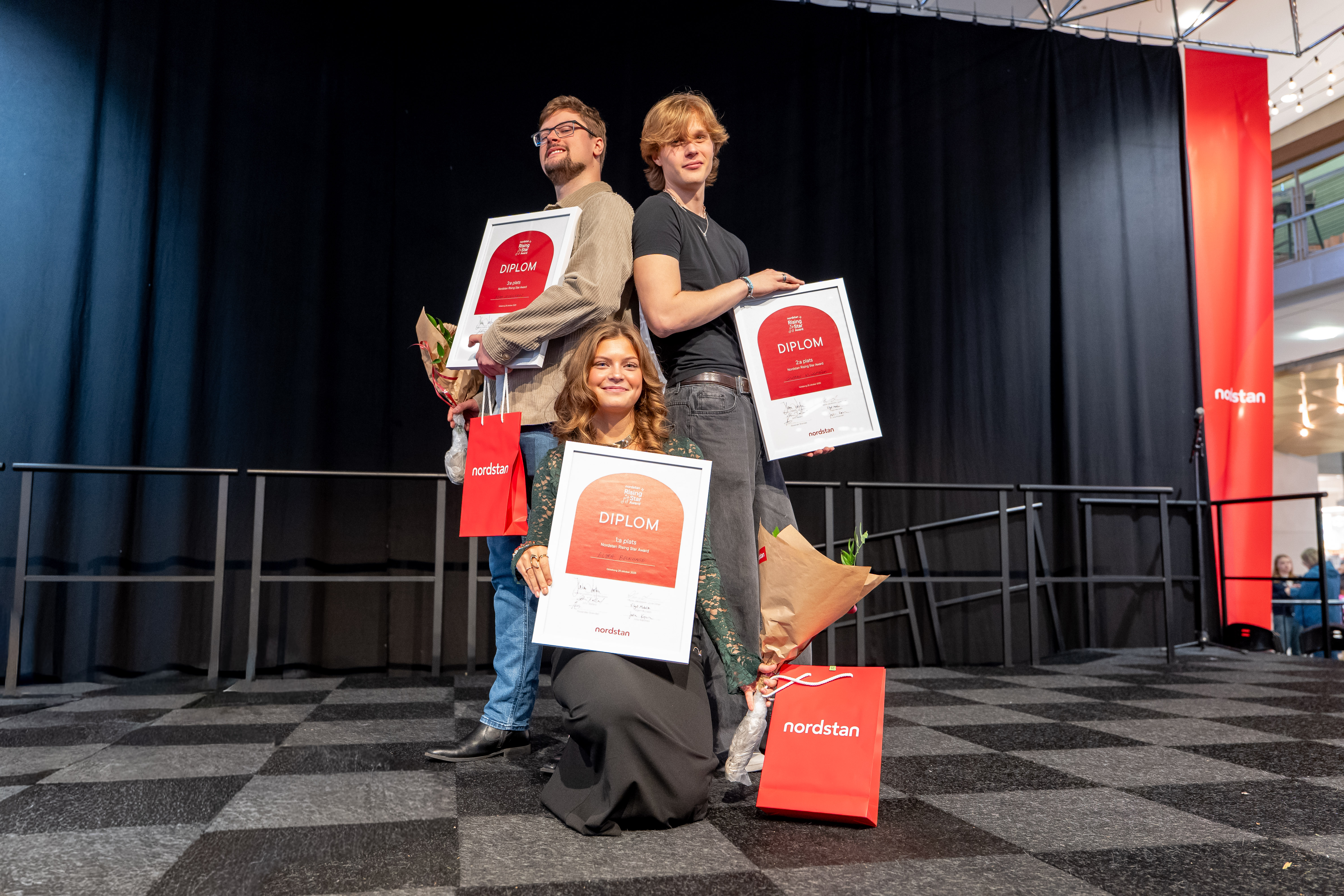 Finalisterna Nordstan Rising Star Award