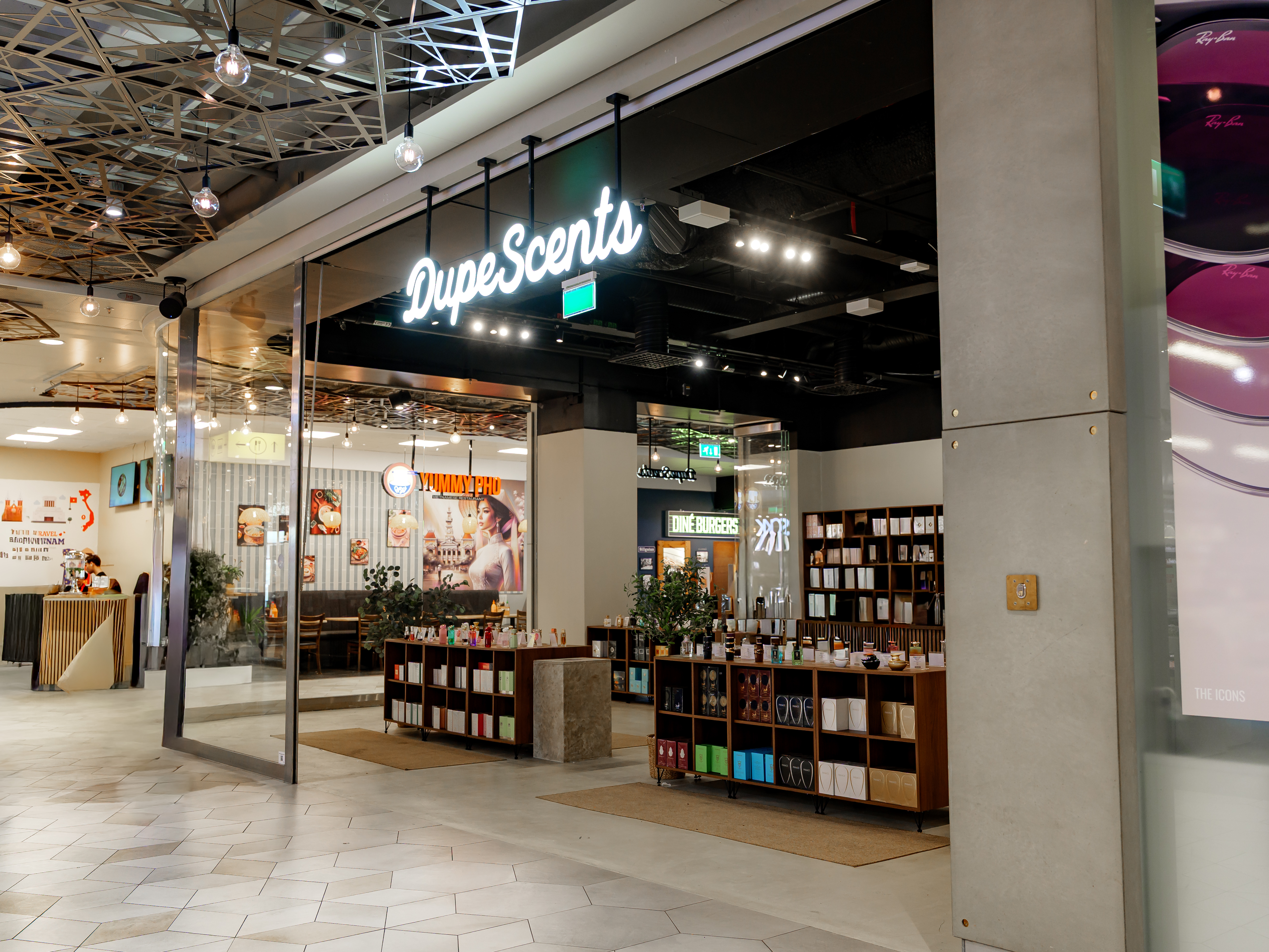 Dupescents butiksfasad