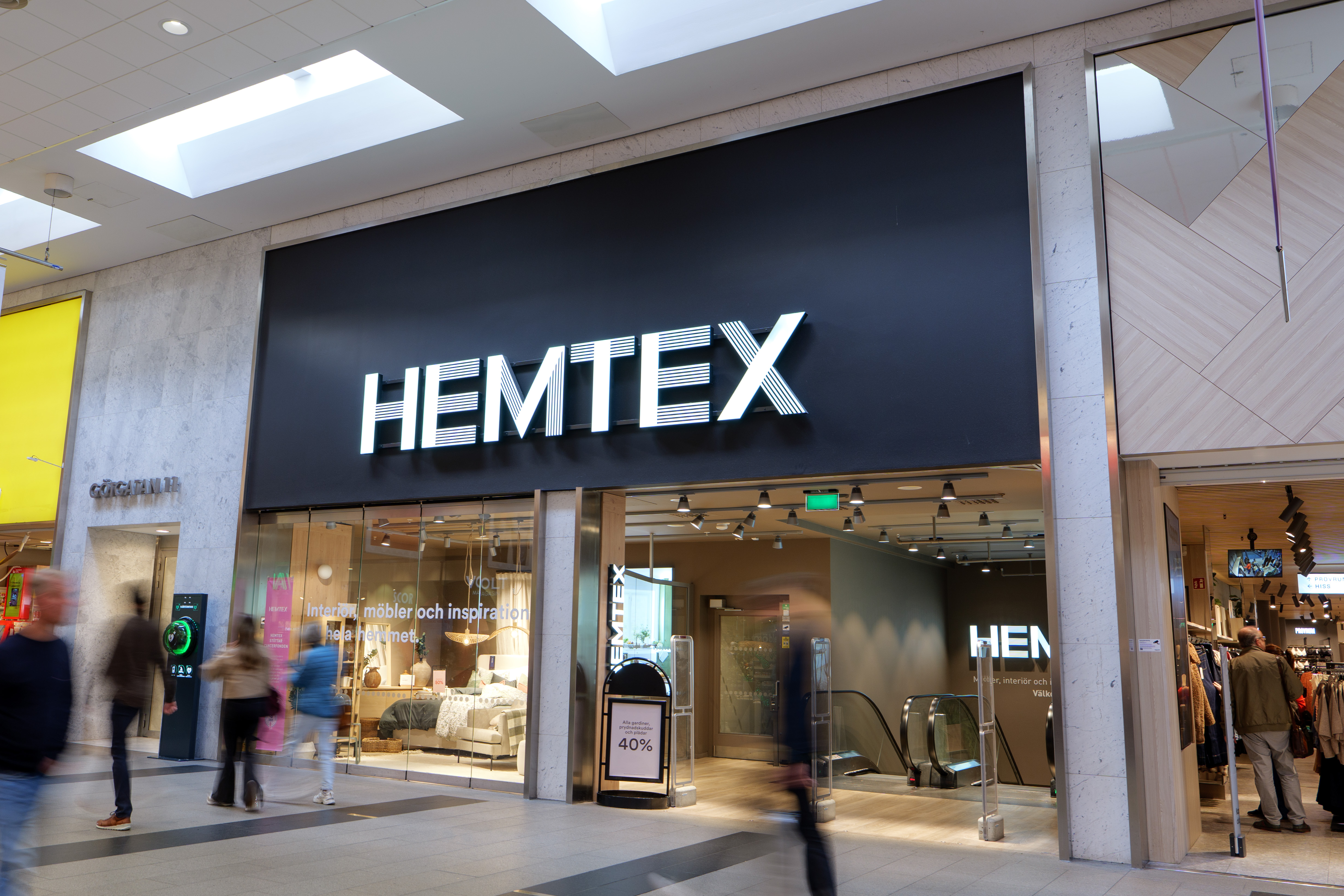 Hemtex butiksfasad