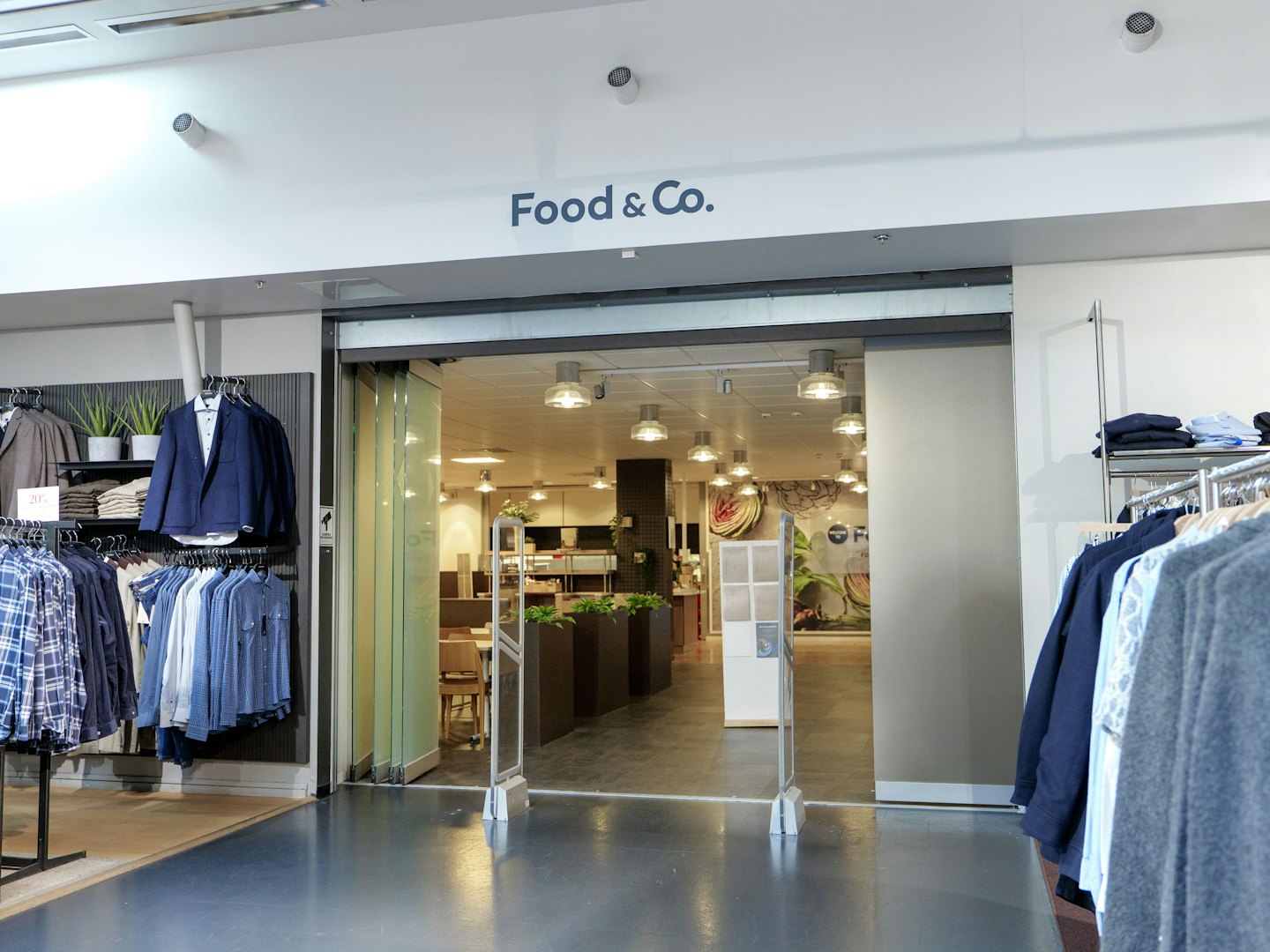 Food & co. butiksfasad Food & co. butiksfasad