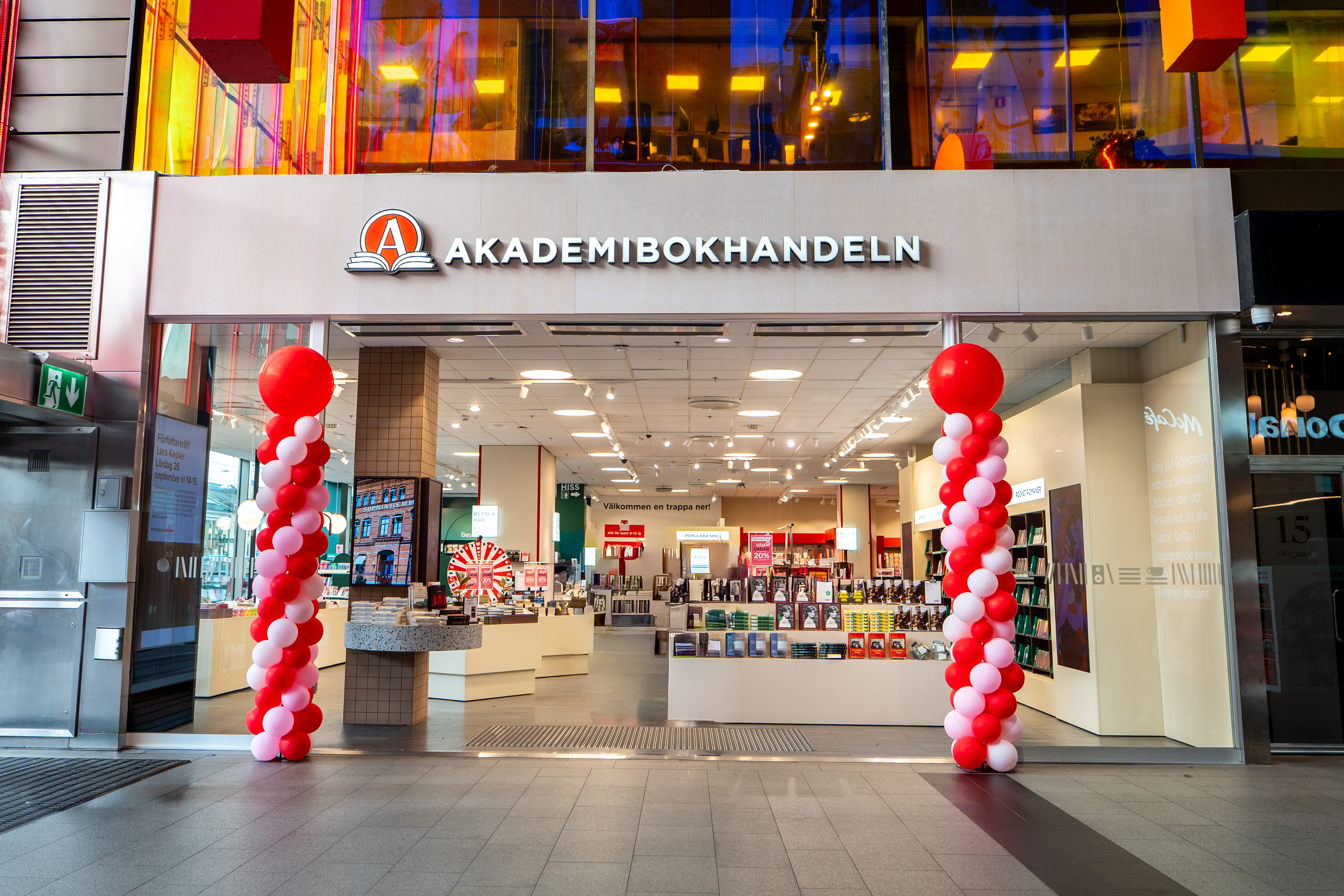 Akademibokhandeln butiksfasad