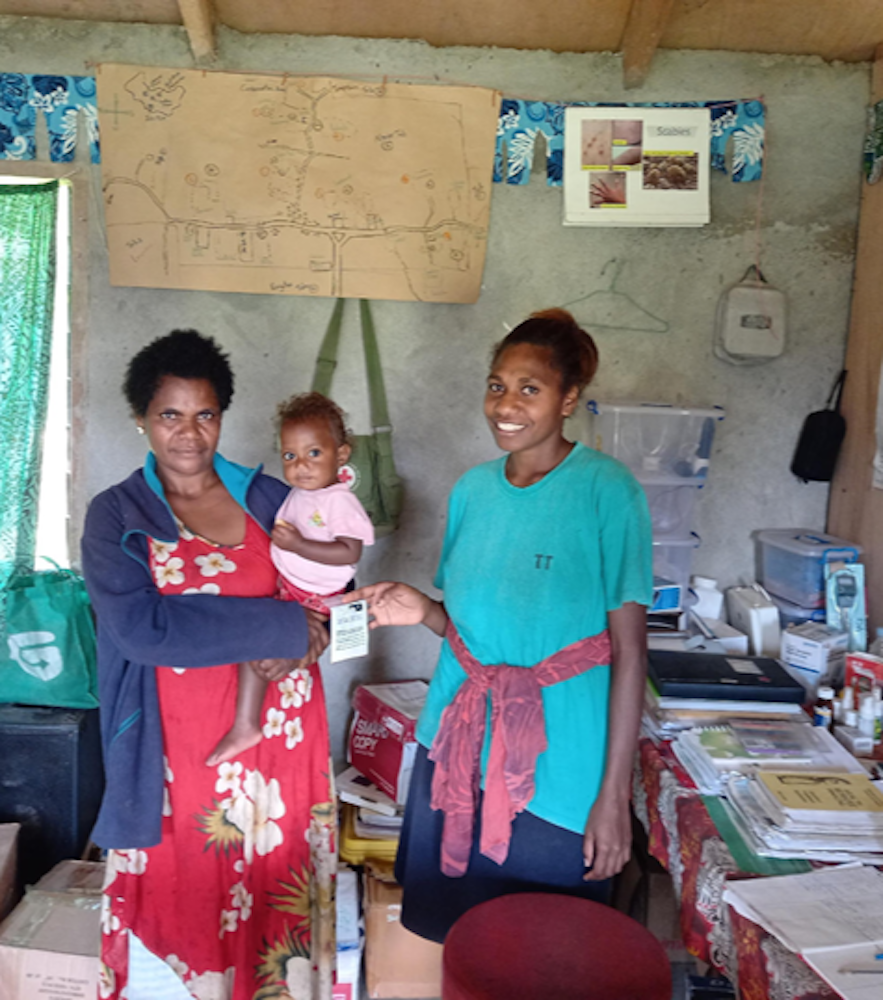 In den Gesundheitszentren in Vanuatu können bis zu 1500 Menschen vor Ort Basisgesundheitsversorgung erhalten.
