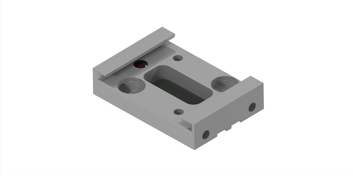 Drawer Style Receiver for Flag Style Plates