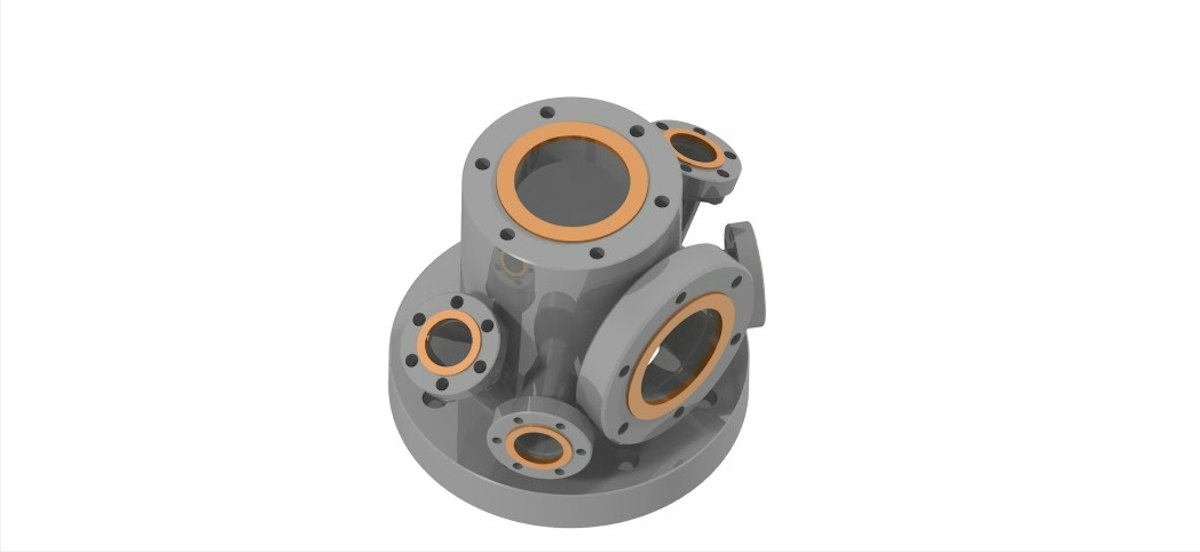 Electrical Feedthrough Chamber with Varied Ports (DN63 - DN40)