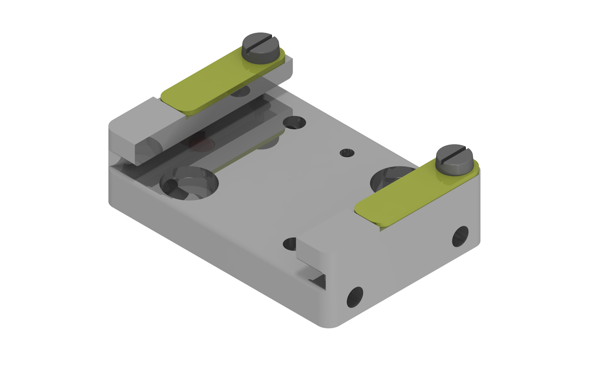 Variable Temperature Drawer Style Receiver for Flag Style Plates