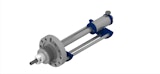 single-shaft wobblestick transfer arm (capable of angular deflection) for UHV systems, including airside support.