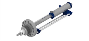 heavy duty (high-torque), single-shaft wobblestick transfer arm (capable of angular deflection) for UHV systems, including airside support.