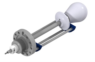 dual-shaft wobblestick transfer arm (capable of angular deflection) for UHV systems, including airside support.