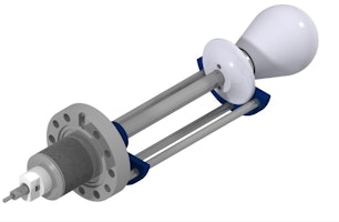 wide-angle, dual-shaft wobblestick transfer arm (capable of angular deflection) for UHV systems, including airside support.