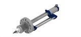 wide angle wobblestick transfer arm (capable of angular deflection) for UHV systems, including airside support.