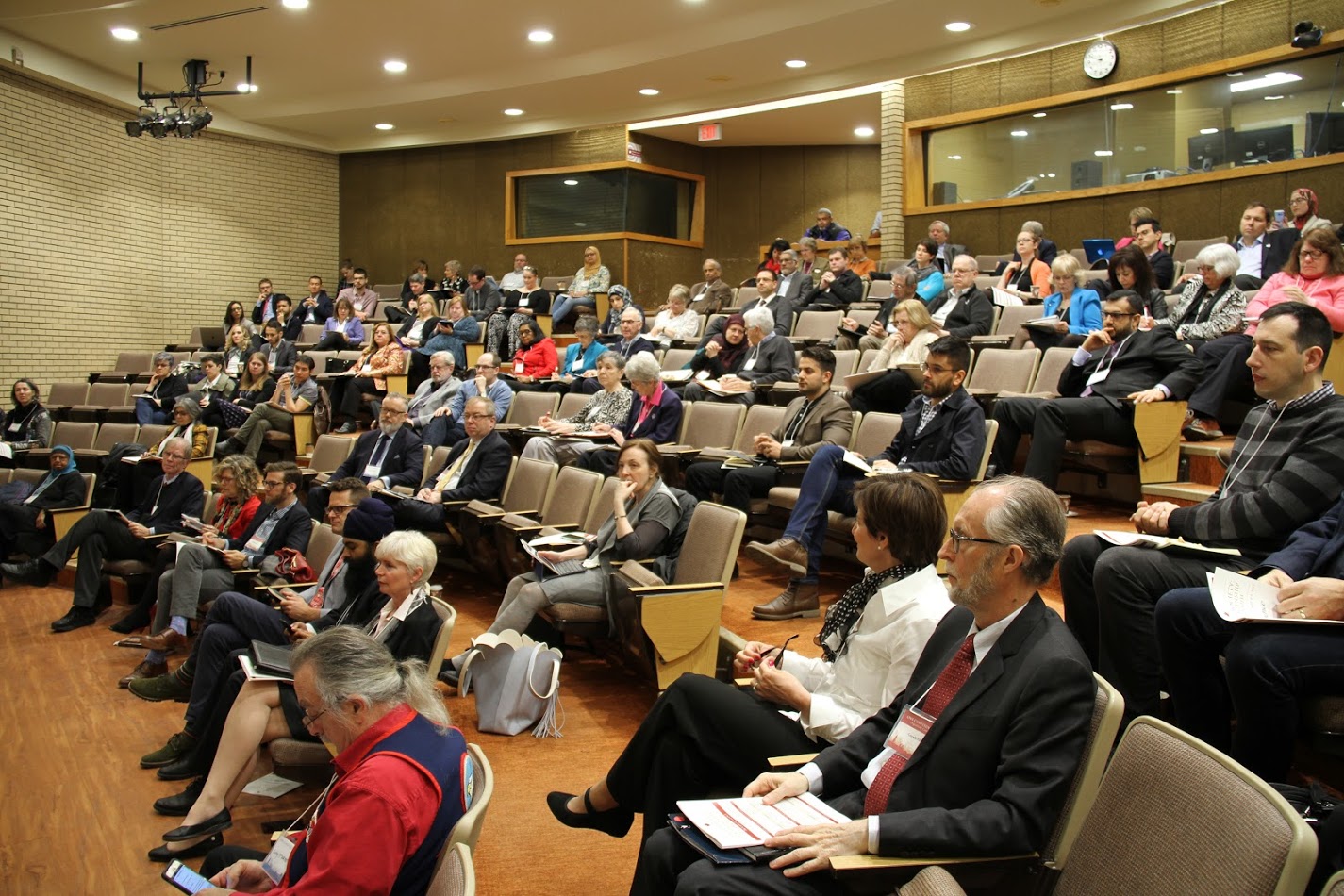 The Canadian Baha’i community hosted the Our Whole Society conference in Ottawa, Canada, in May 2017 to explore the role of religion in society.