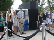 A young Baha’i from Saguenay represents Quebec