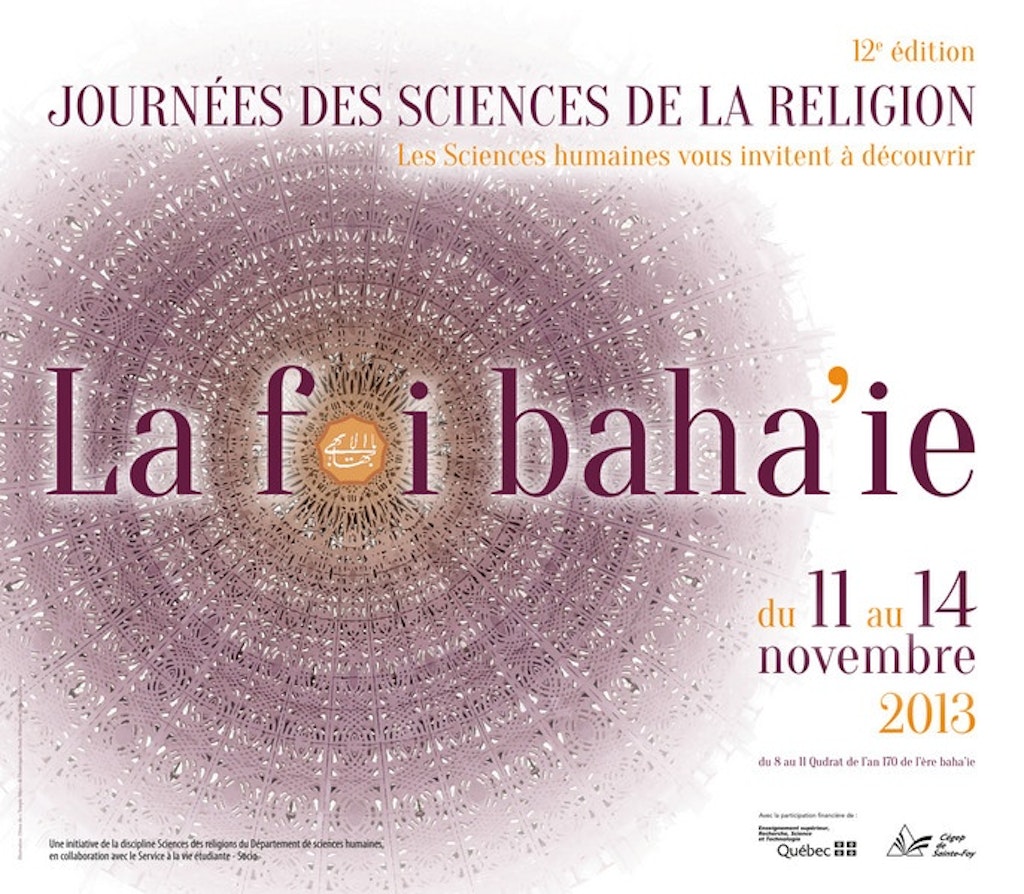 Une semaine d’activités sur la foi bahá’íe au Cégep de Sainte-Foy, à Québec