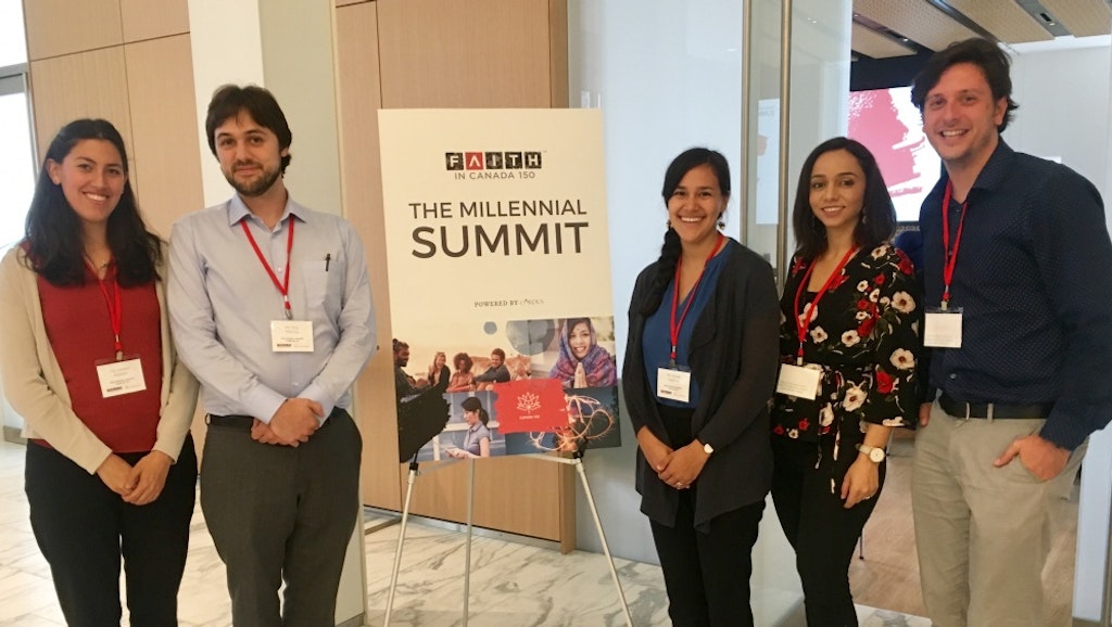 Young people gather to reflect on the role of religion in Canadian society