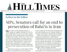 Canadian Parliamentarians address open letter calling for Iran to halt persecution of Baha’is