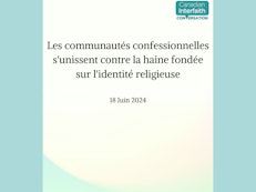 Les communautés confessionnelles du Canada publient une déclaration contre la haine fondée sur l’identité religieuse