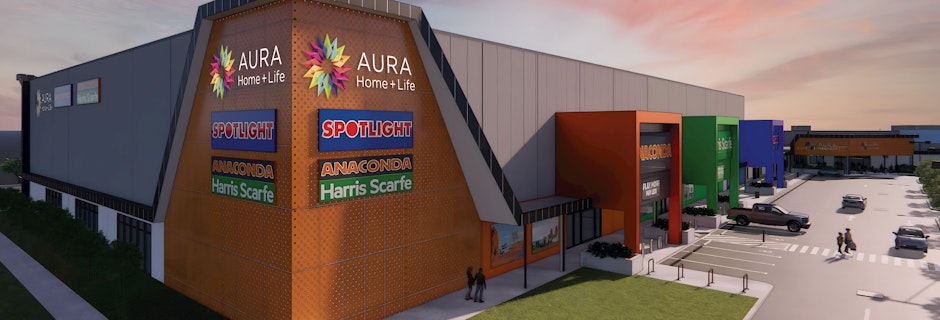 Image for Construction has officially commenced at Aura’s large format retail precinct — Aura Home + Life.