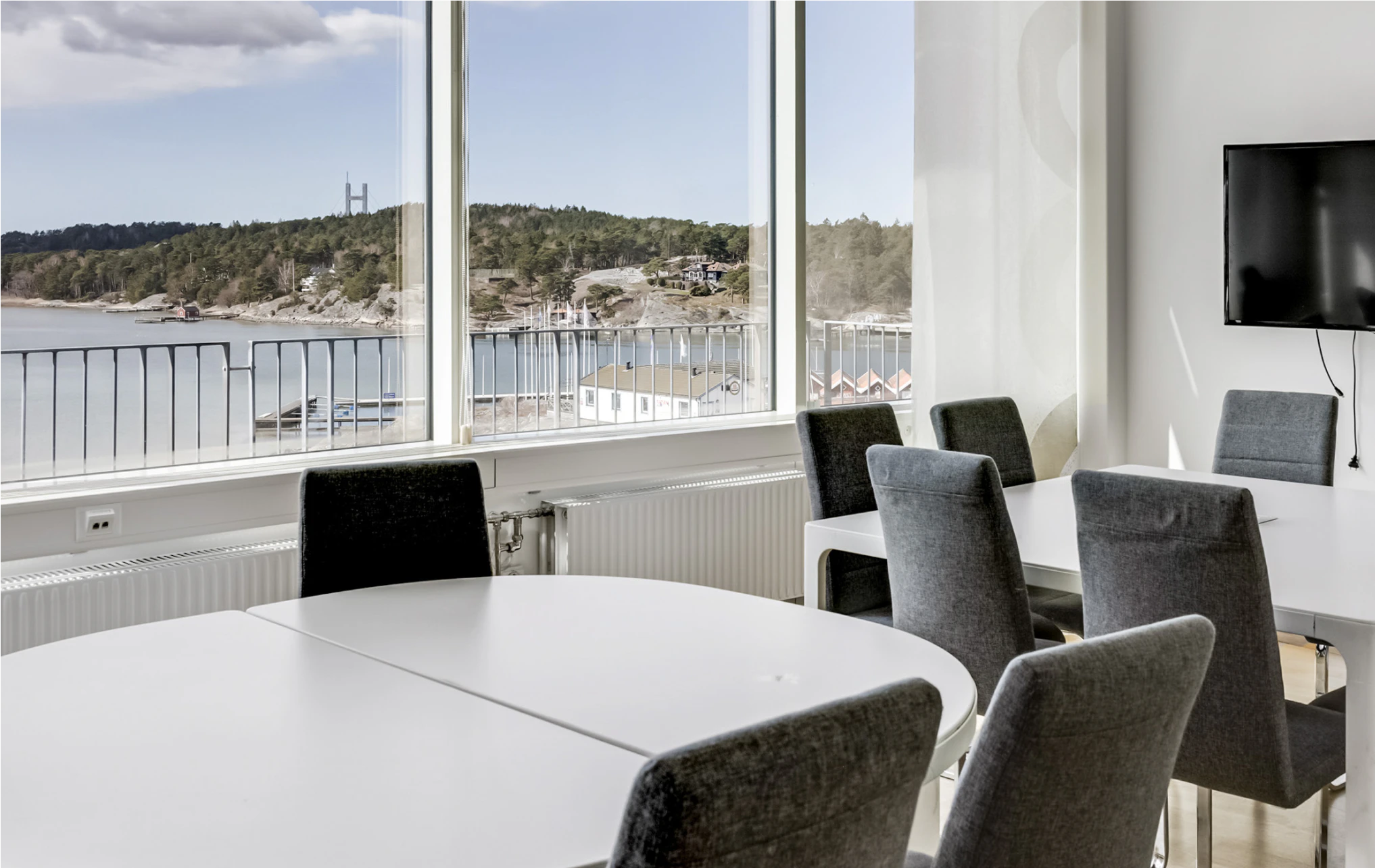 Mötesrum med ljuvlig havsutsikt
