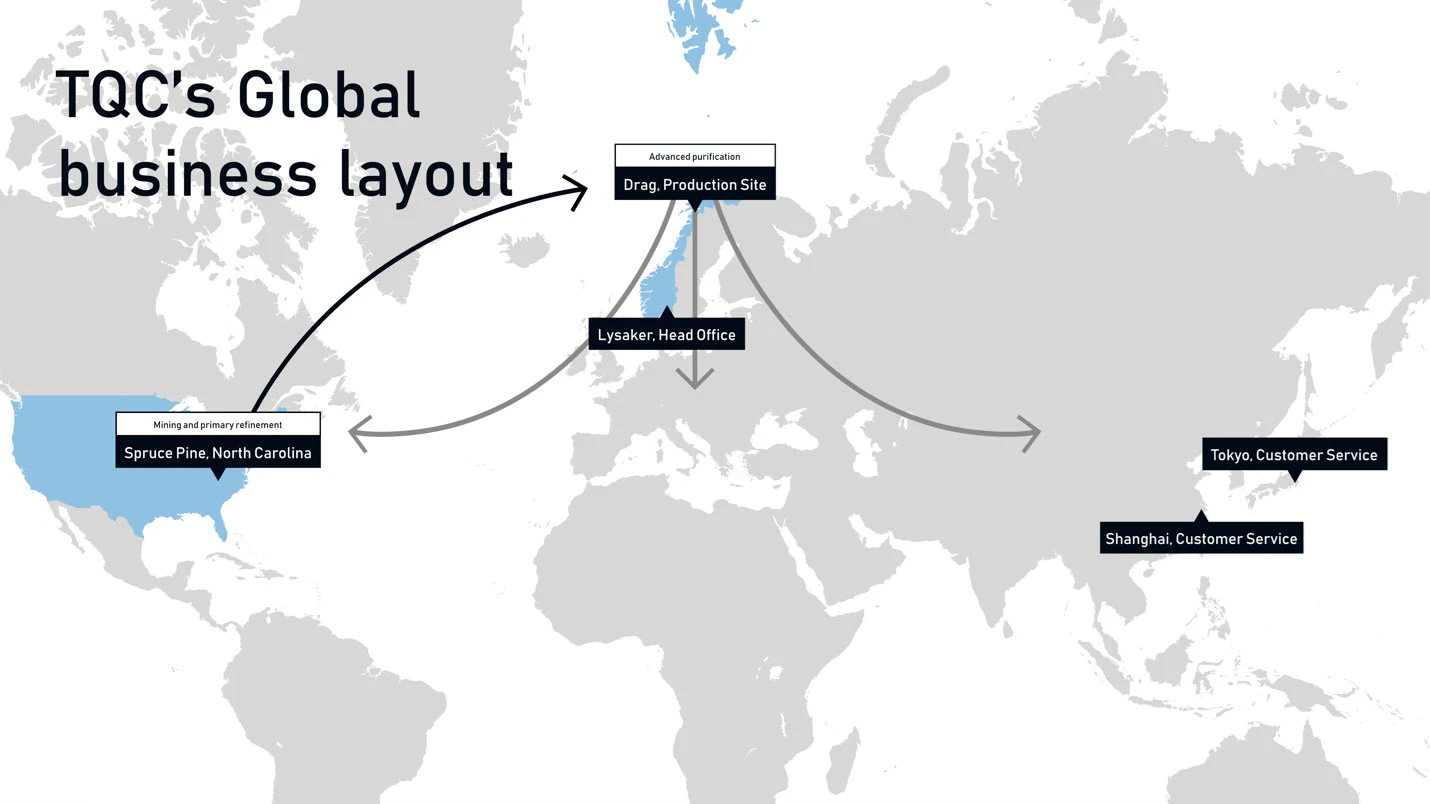 TQC's Global business layout