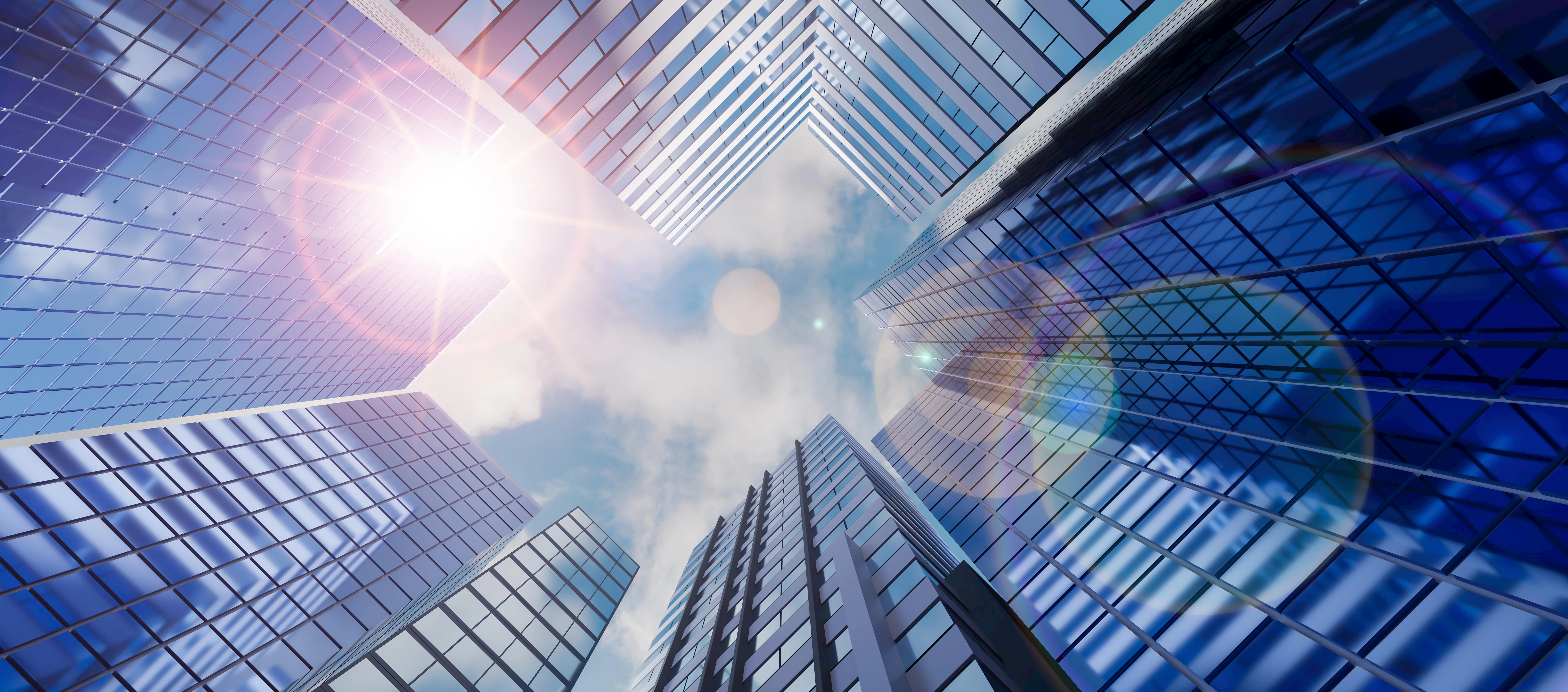 business and financial skyscraper buildings