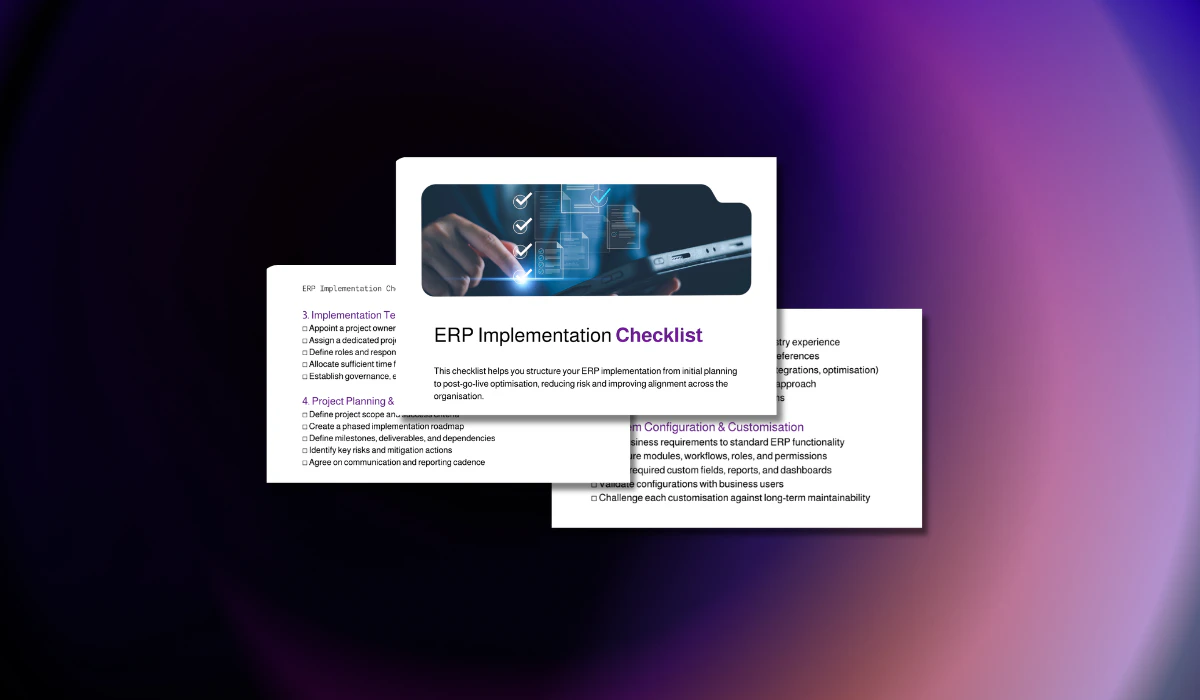 ERP Implementation Checklist: Practical Steps to Success