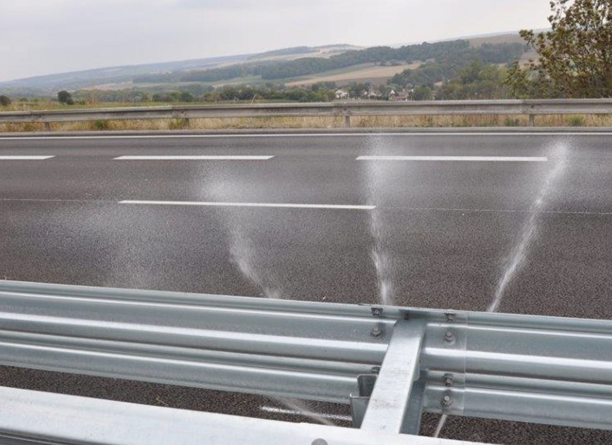 Boschung TMS - Installation fixe d'aspersion d'agent fondant Tête d'aspersion