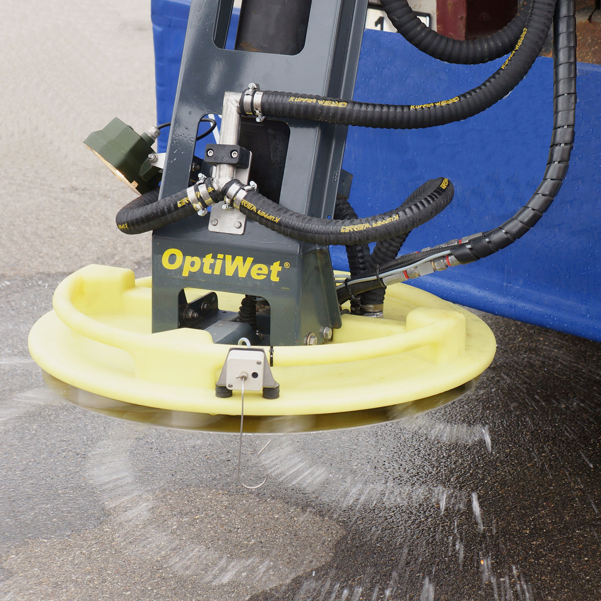 Boschung FlexiWet, liquide parfait grâce au disque OptiWet