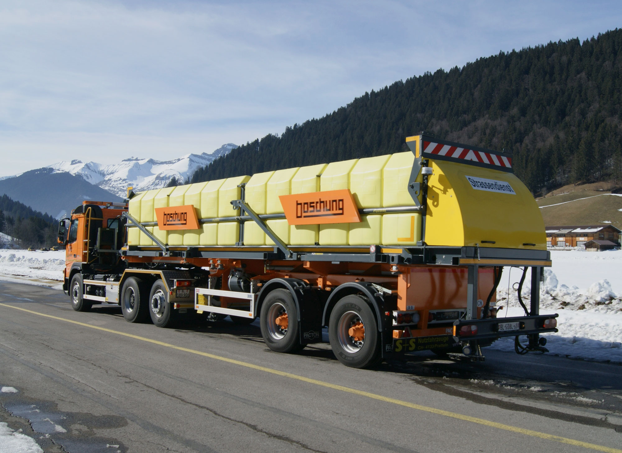 Boschung FullWet, dégivrage entièrement liquide