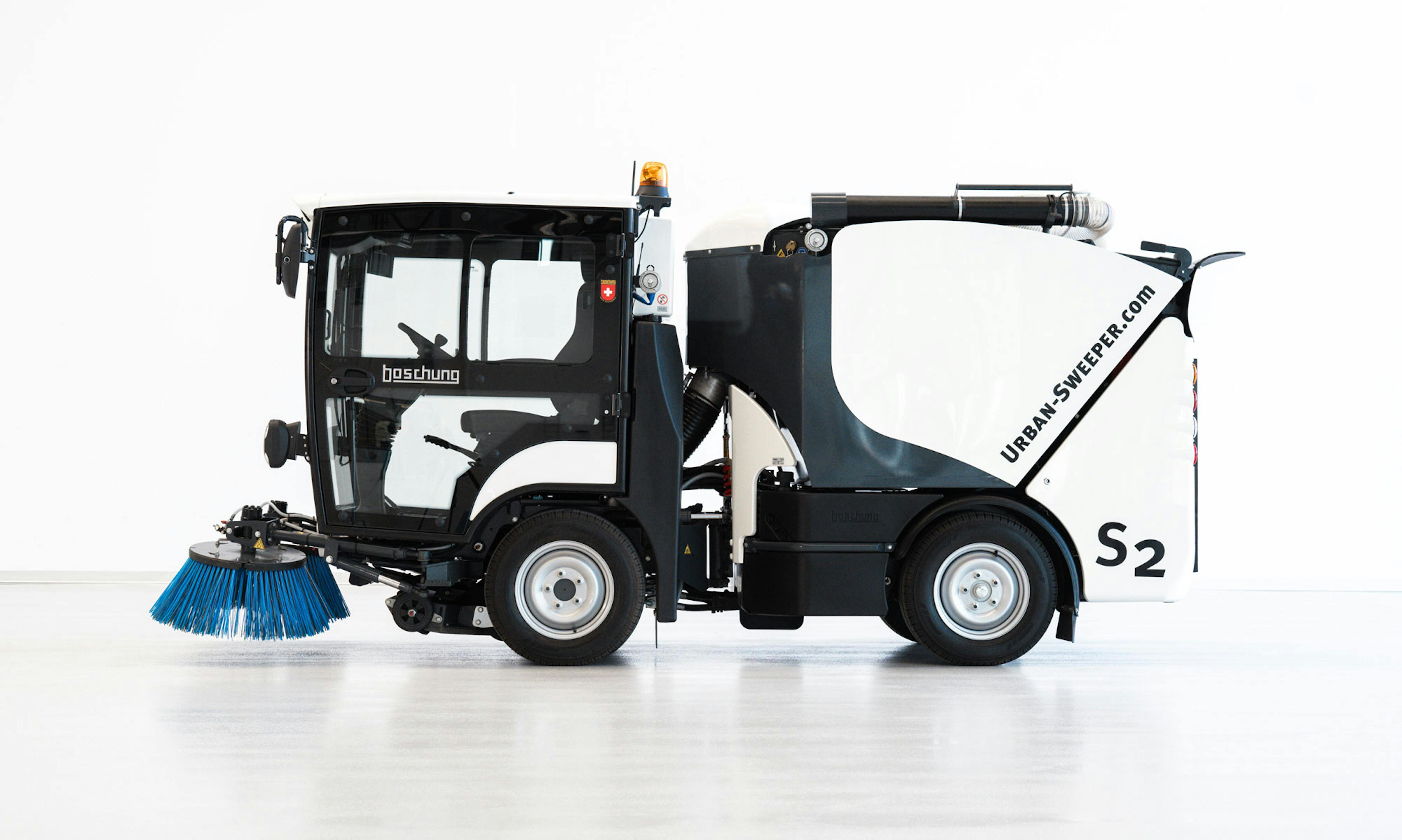 UrbanSweeper S2 Compact and lightweight street sweeper