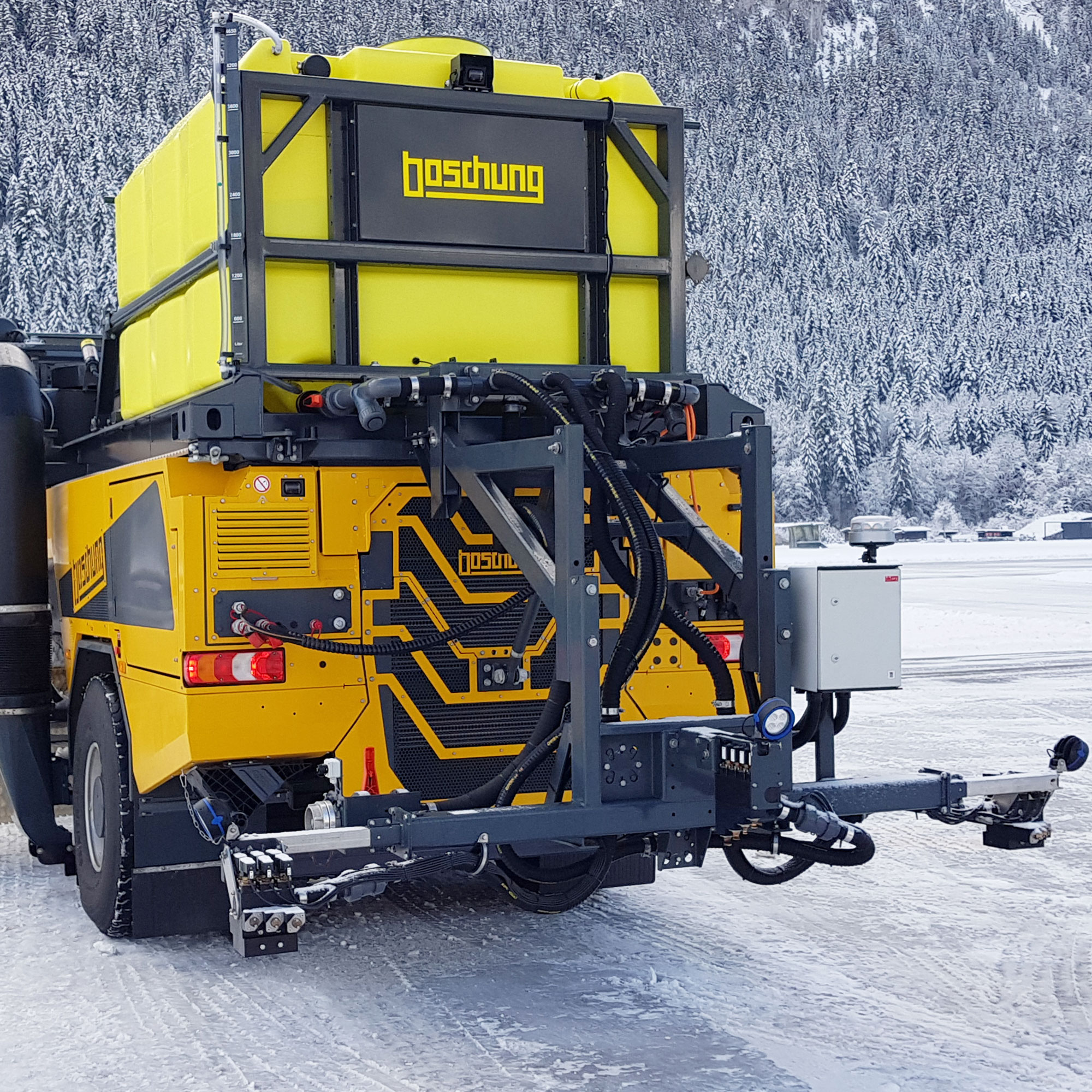 Boschung Jetbroom 10000, Technologie de dégivrage SDA, Équipement des pistes d'aéroport