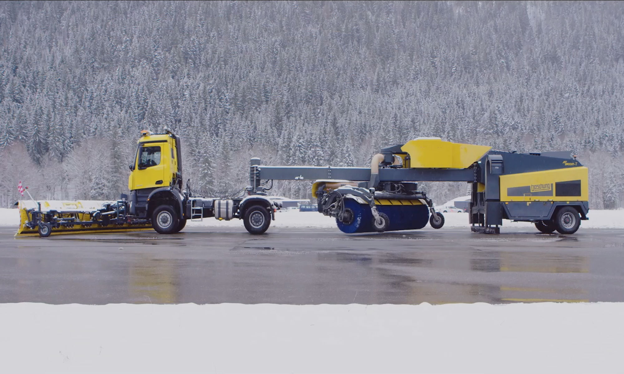 Boschung Jetbroom 10000 T, Airport Runway Sweeper Blower