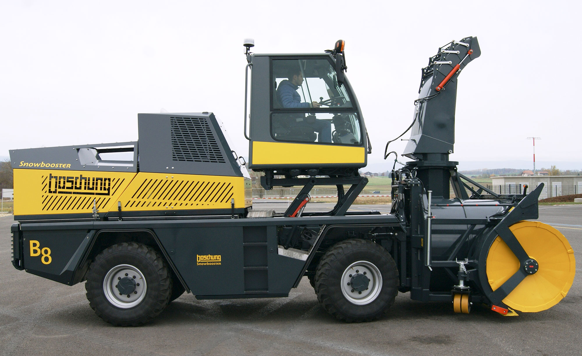 Boschung Snowbooster B8, Fraise à neige