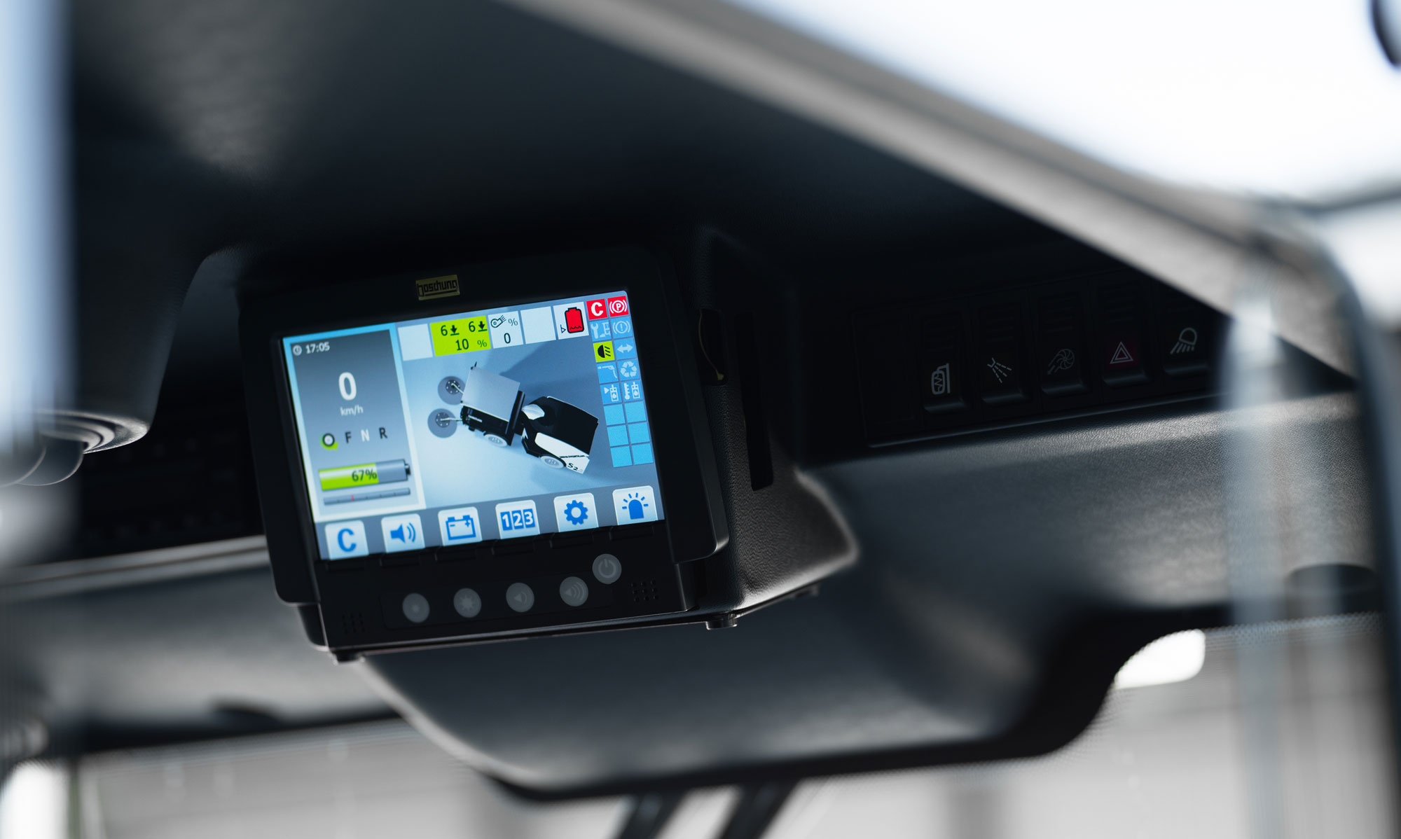 Boschung Vpad, Intuitif, sophistiqué et facile d'utilisation