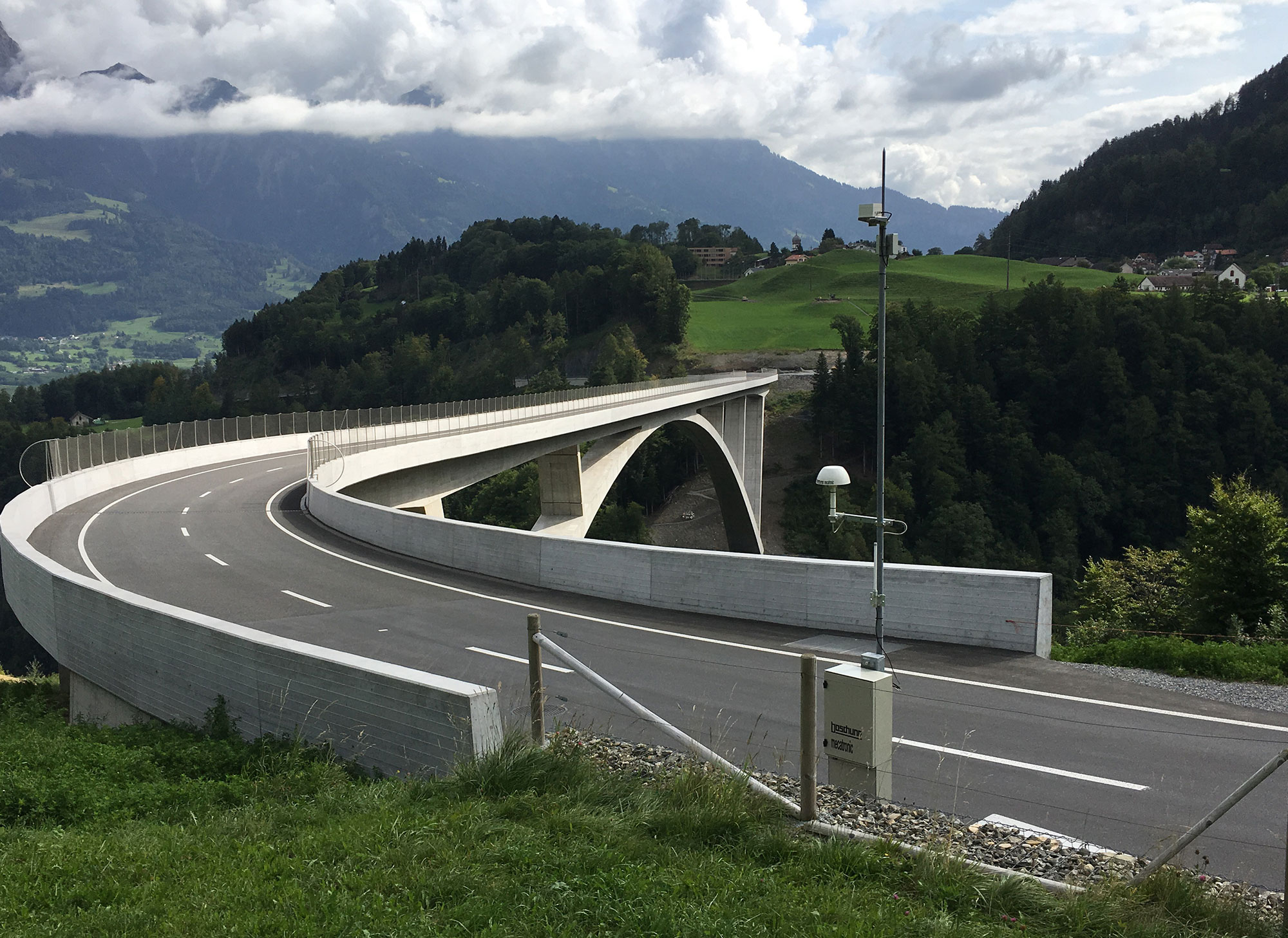 Boschung RWIS, Stations météorologiques, Capteurs de surface, Autoroute