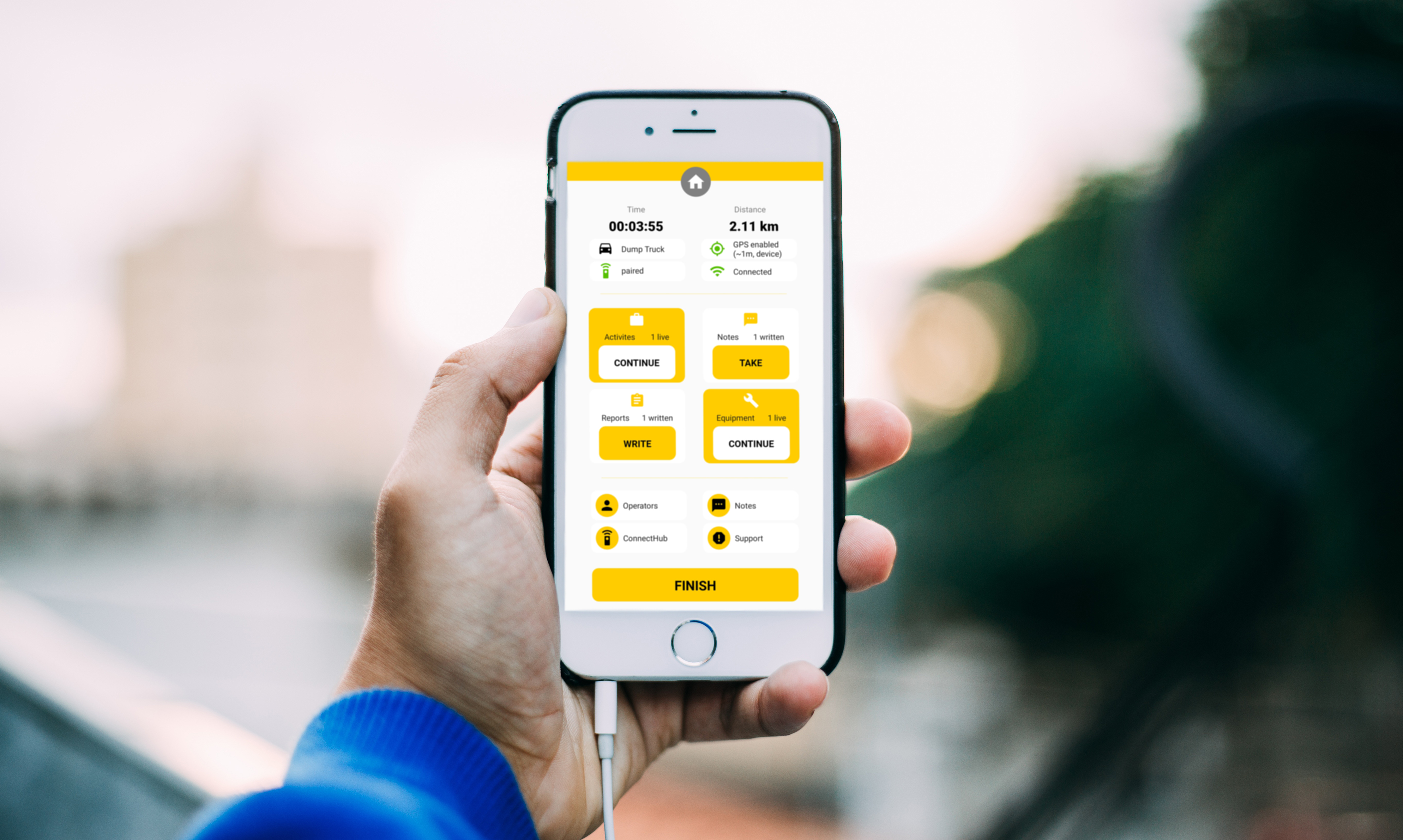 Boschung bMoves, Field Service Management App