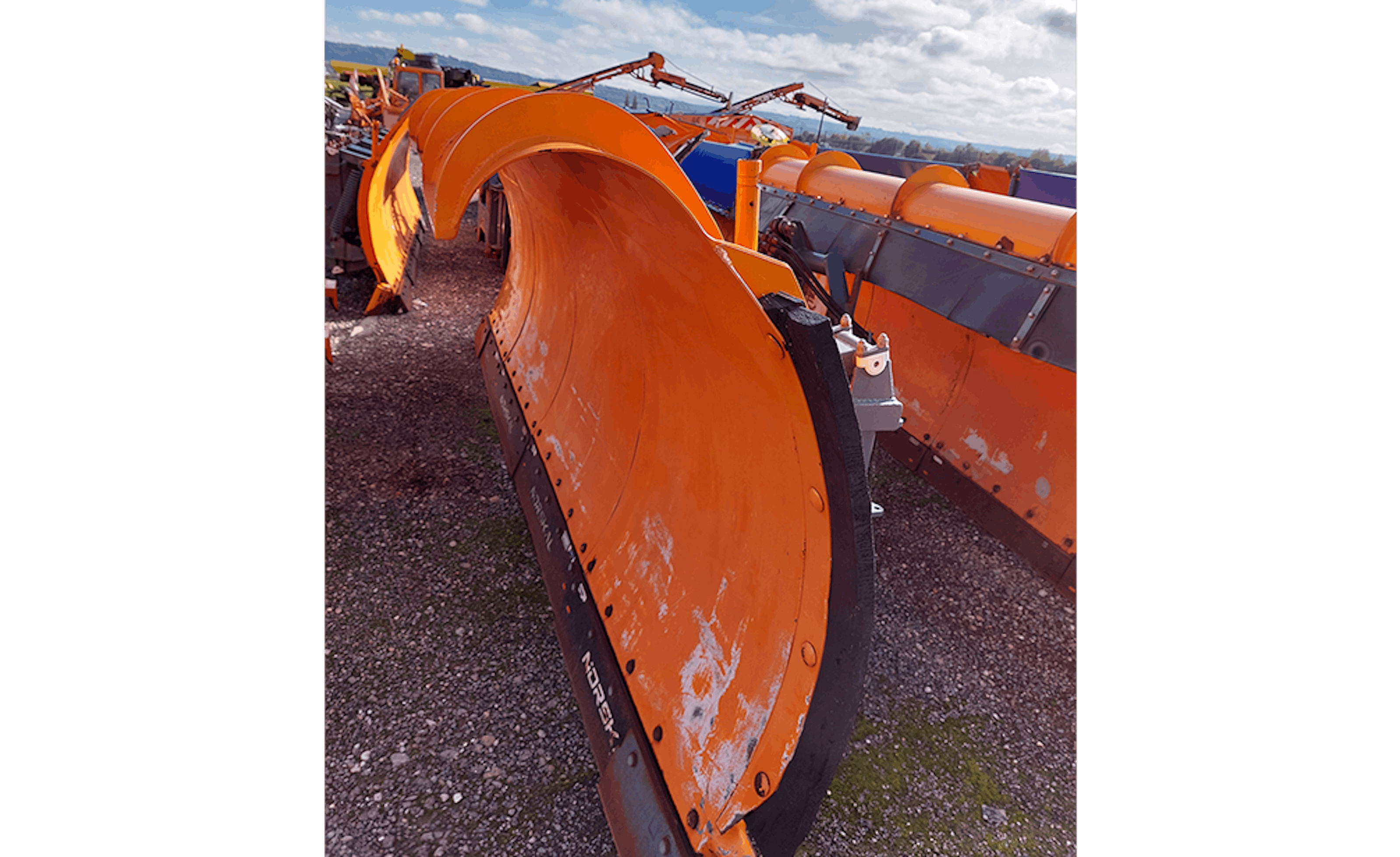 Pre owned boschung snowplows