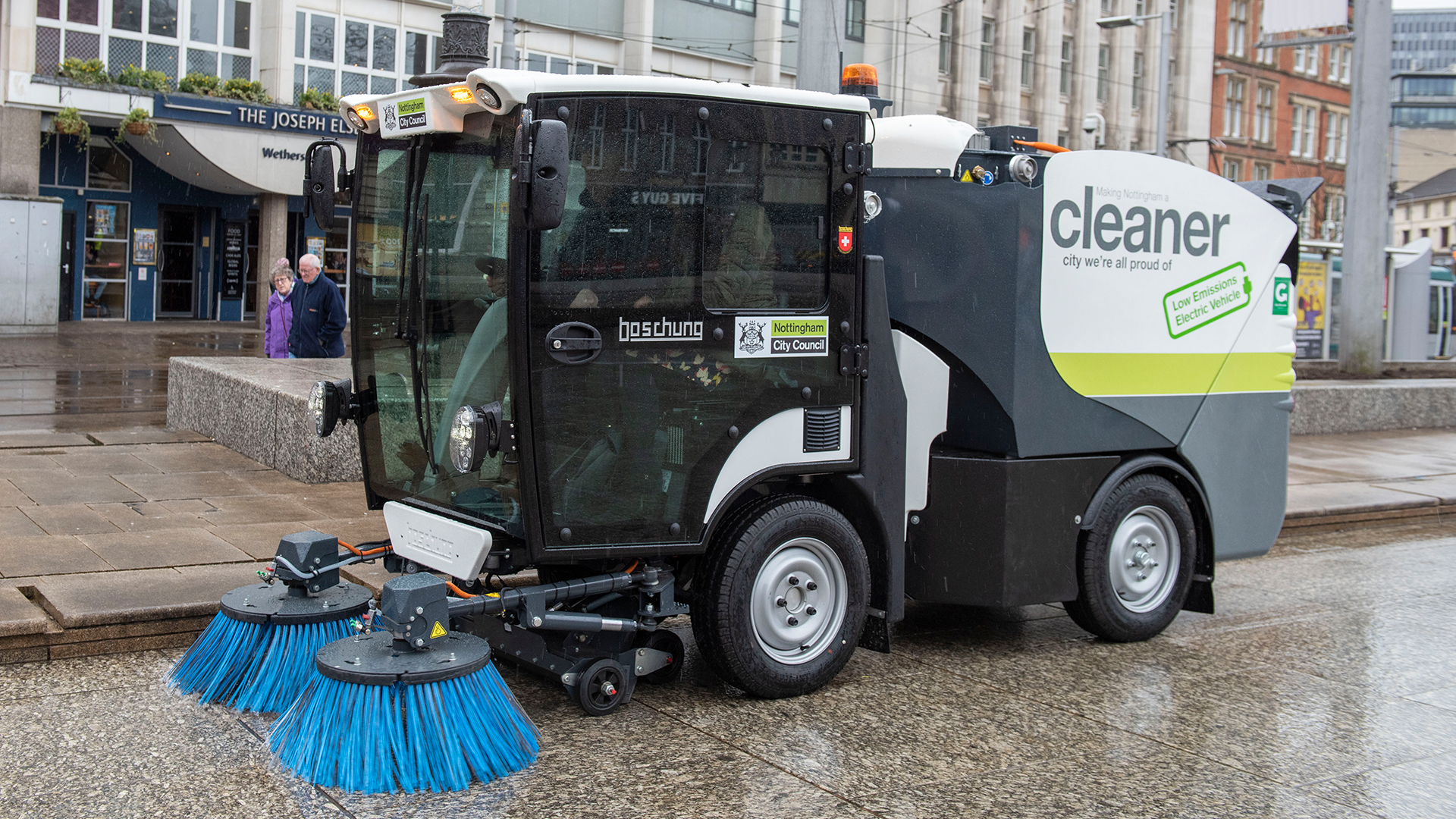 Bunce wins its very first Council Tender in Nottingham, United Kingdom, for electric road sweepers