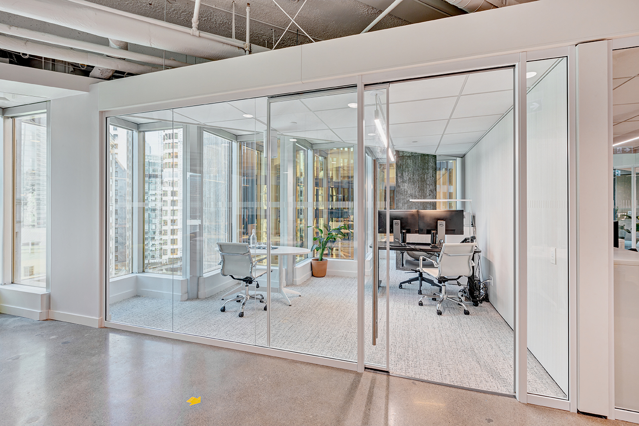 Falkbuilt Toronto commercial + office falkpod glass walls