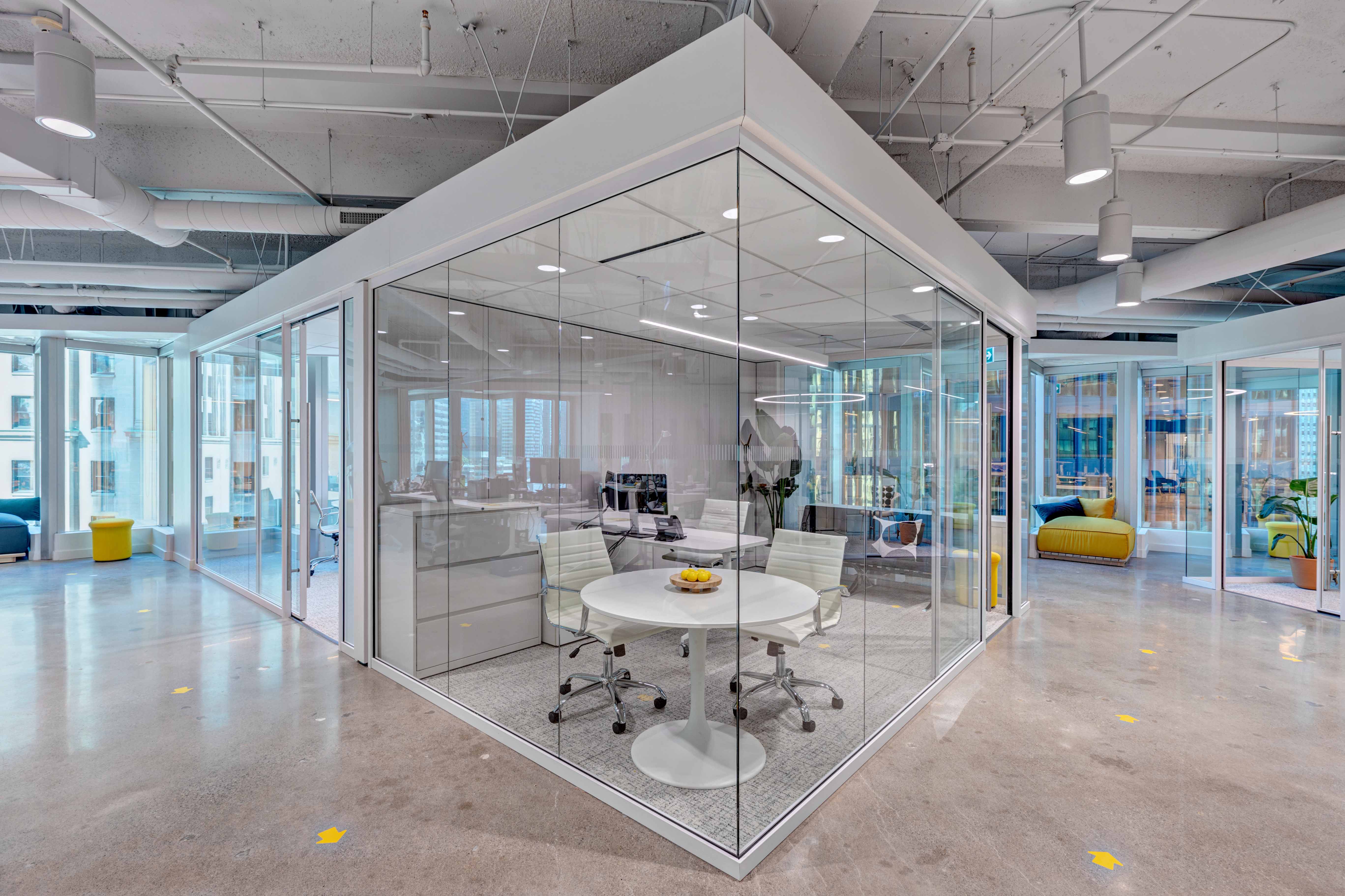 Falkbuilt Toronto commercial + office falkpod glass walls