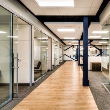 glass walls meeting room offices