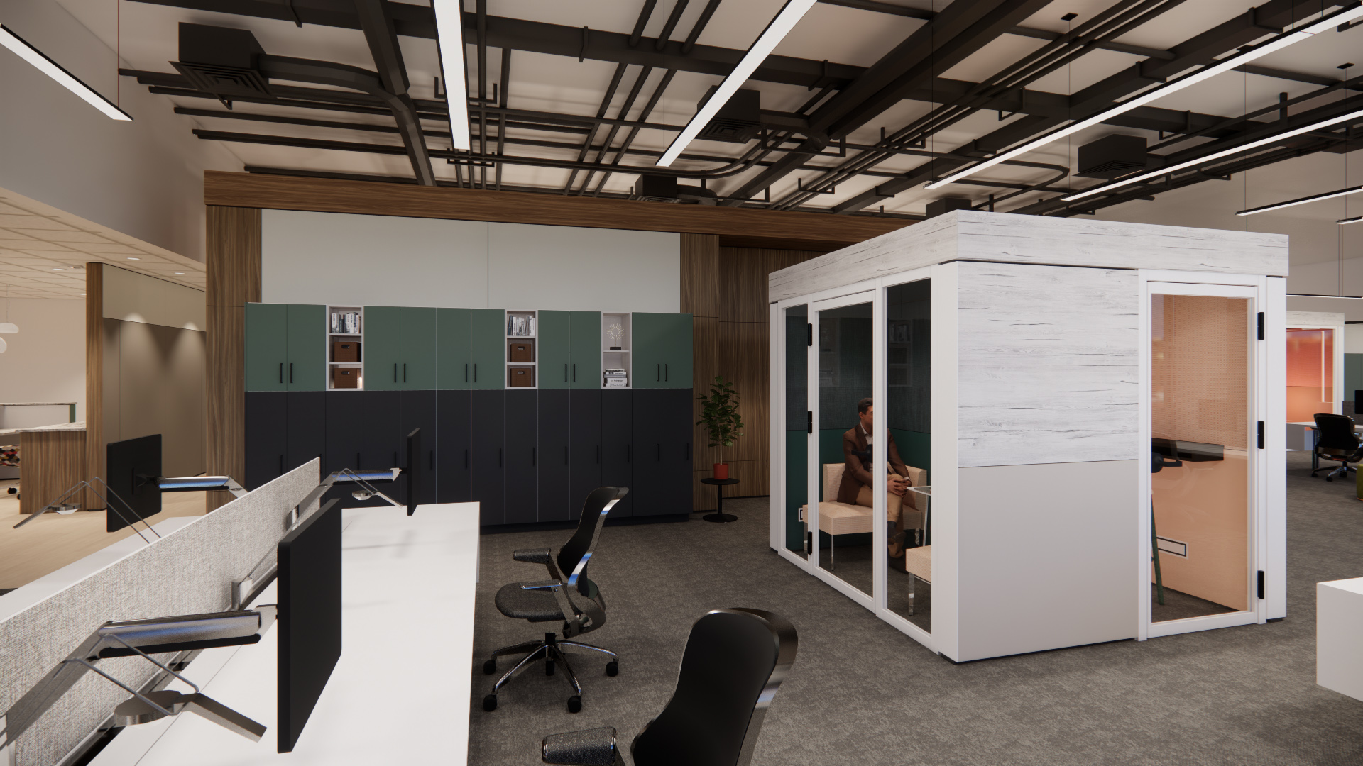 Falkbuilt Calgary commercial + office falkpod millwork