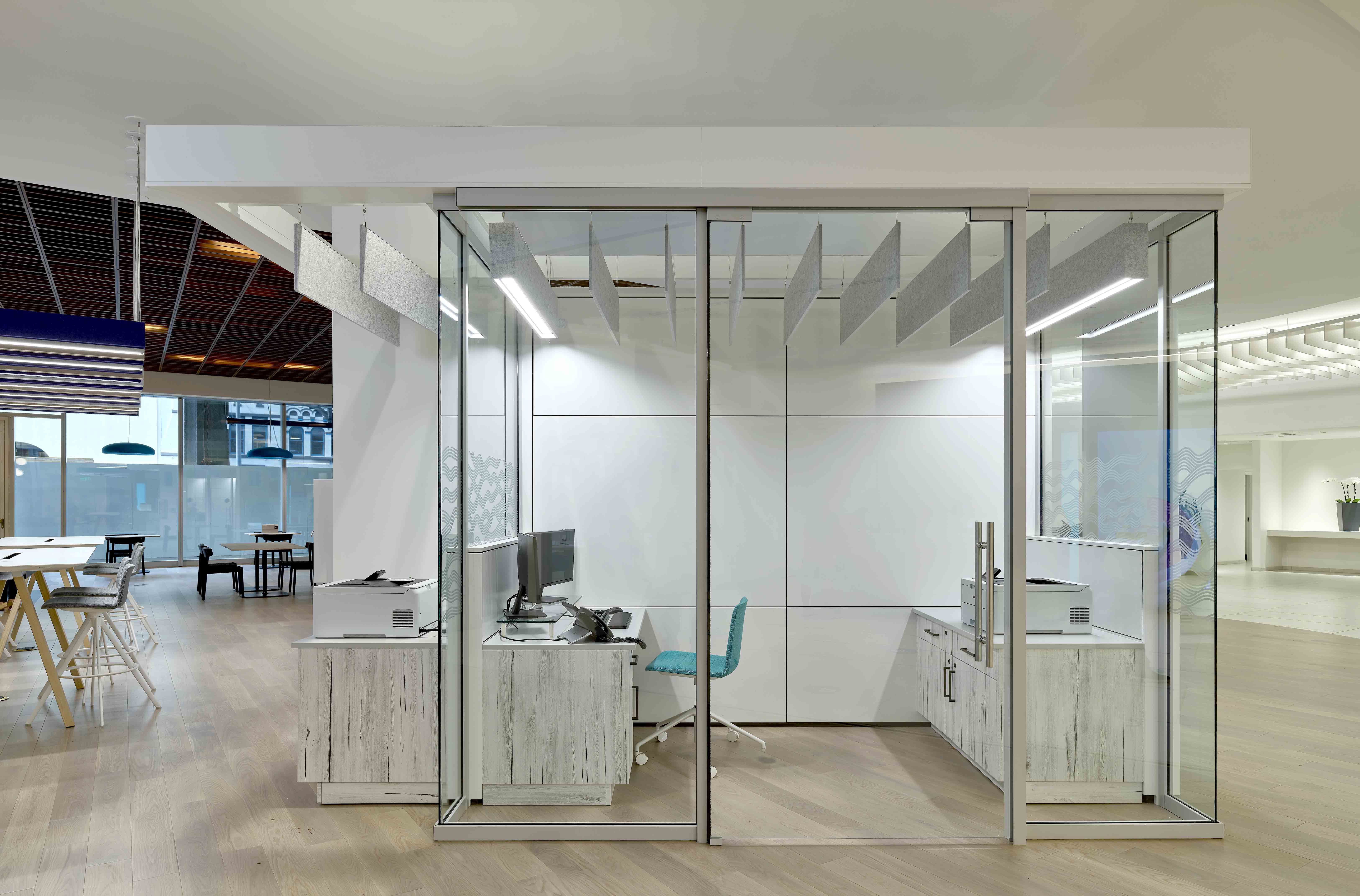 Falkbuilt Honolulu commercial + office falkpod glass wall