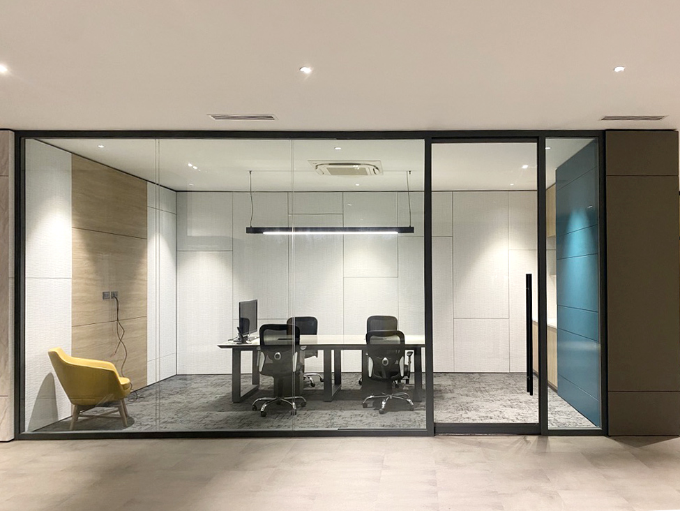 Falkbuilt India commercial + office glass walls glass doors