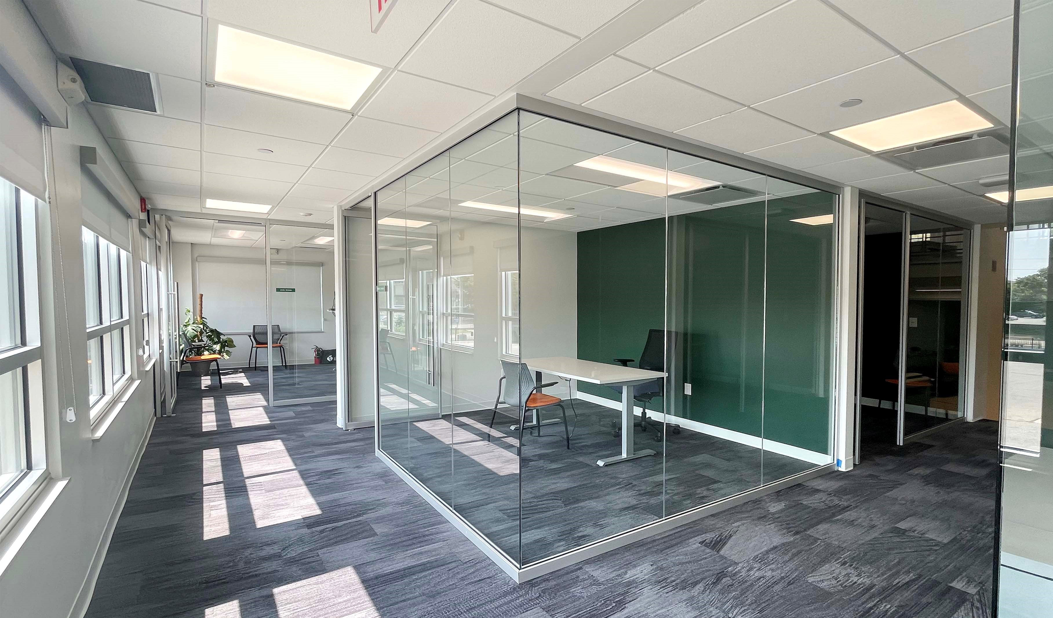 Falkbuilt Des Moines commercial + office glass walls